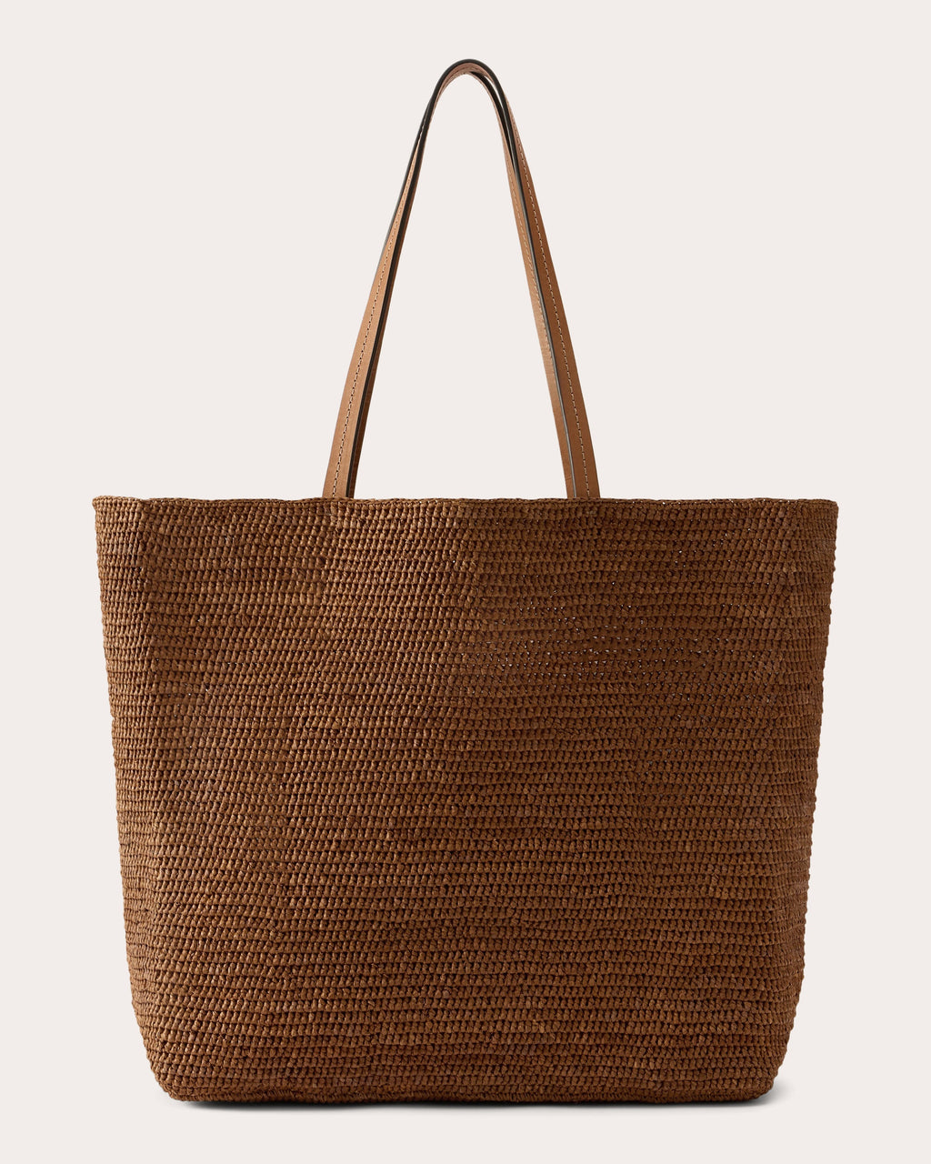 Matale Crocheted Raffia Tote Bag