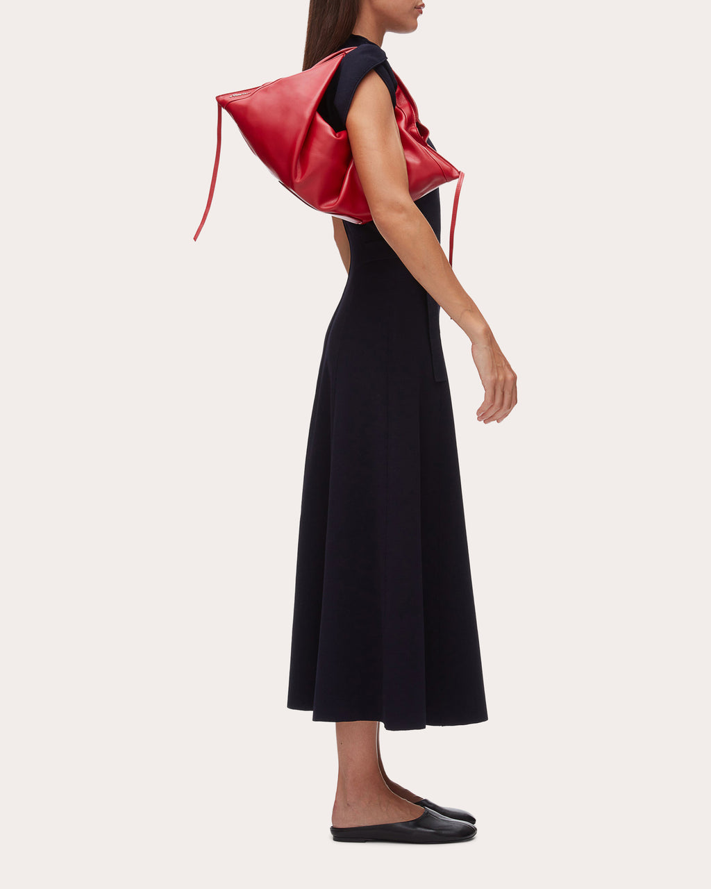 Luna Folded Leather Handbag