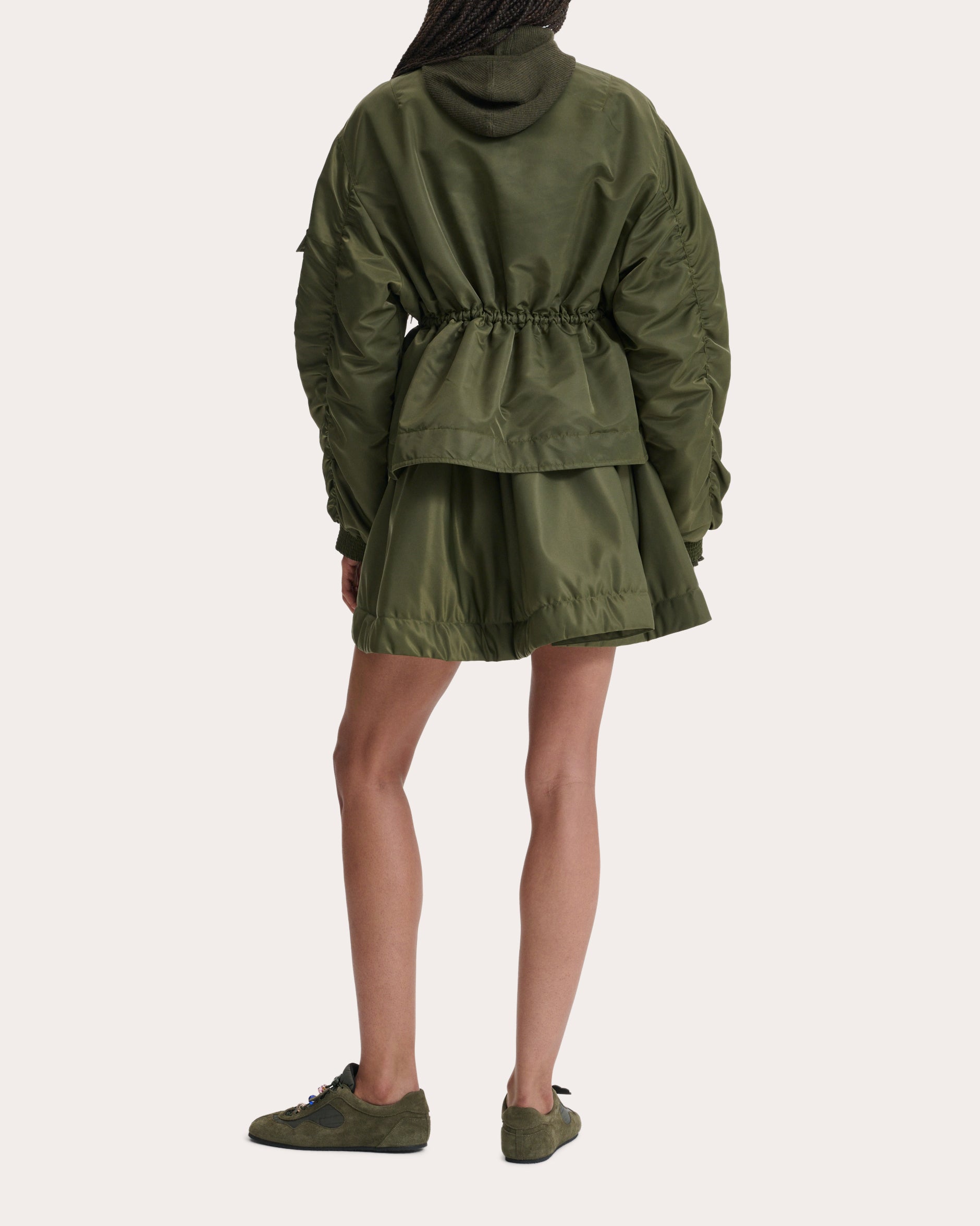 Birdie Technical Nylon Bomber Jacket