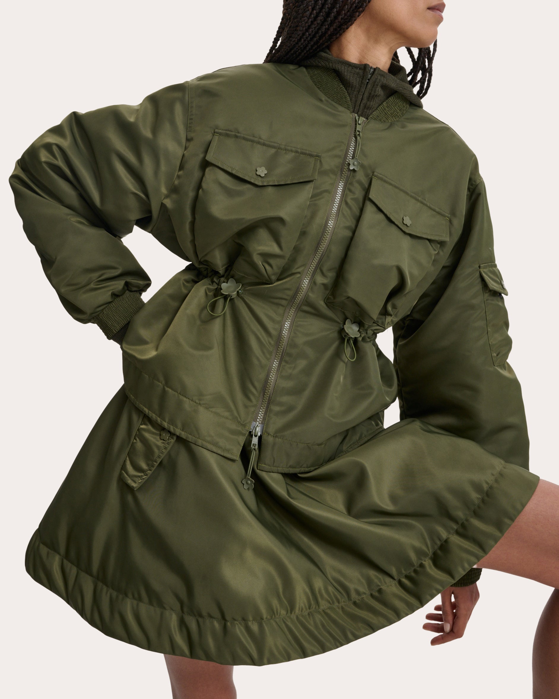 Birdie Technical Nylon Bomber Jacket