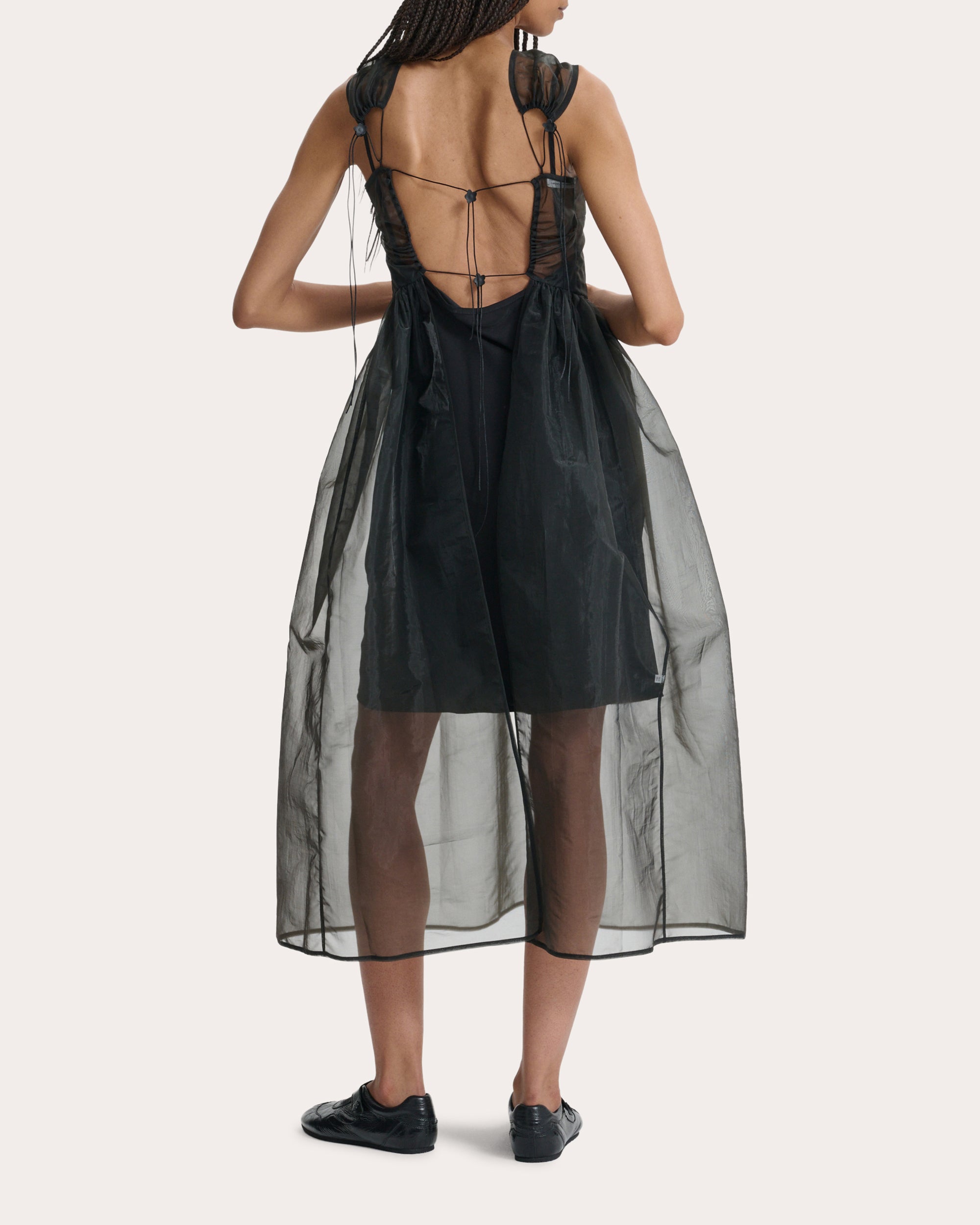 sheer liquid dress Liquid Silver Lace Dress/Silk Plisse' Overlay