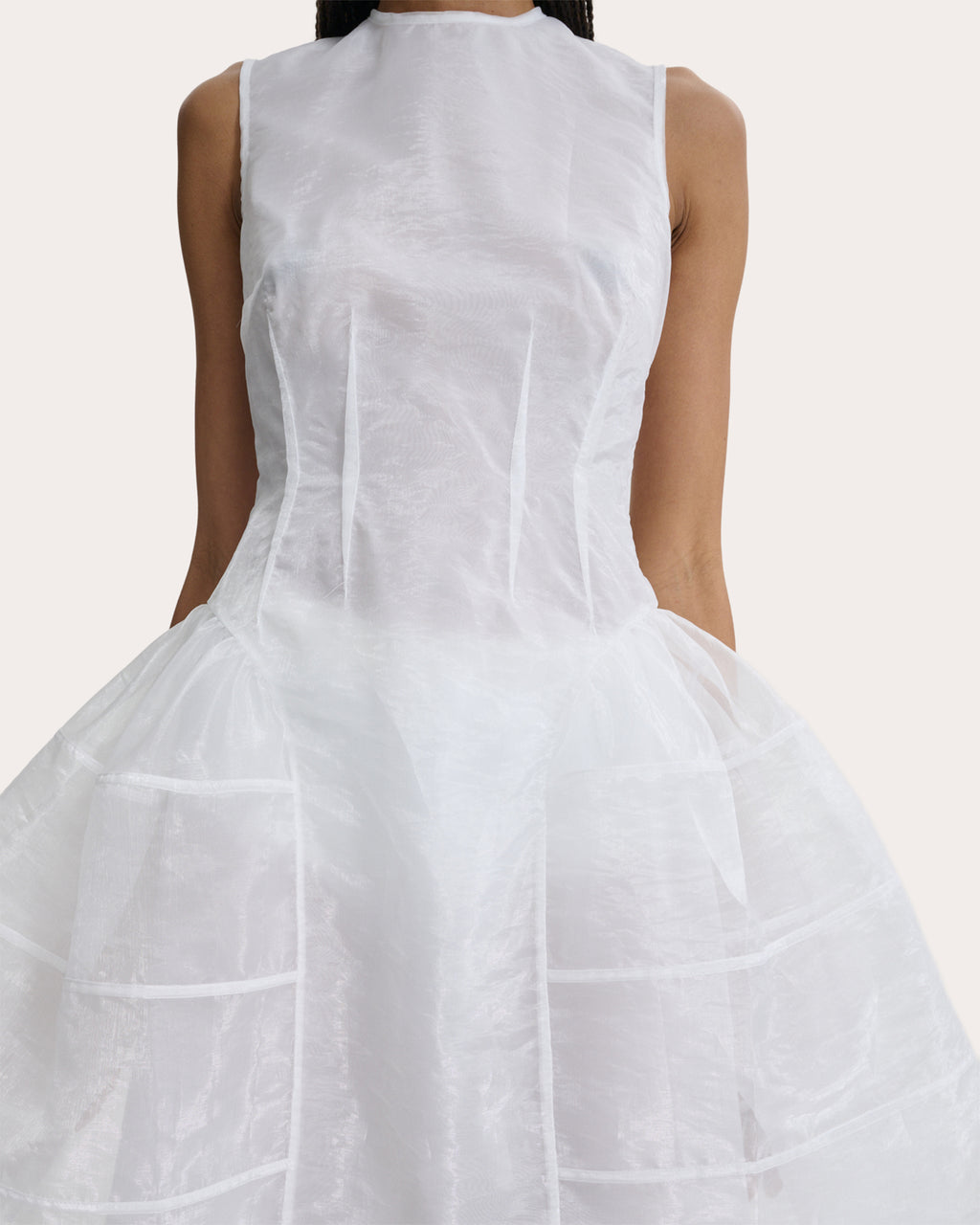 Claudie Liquid Myrtia Gathered Mini Dress