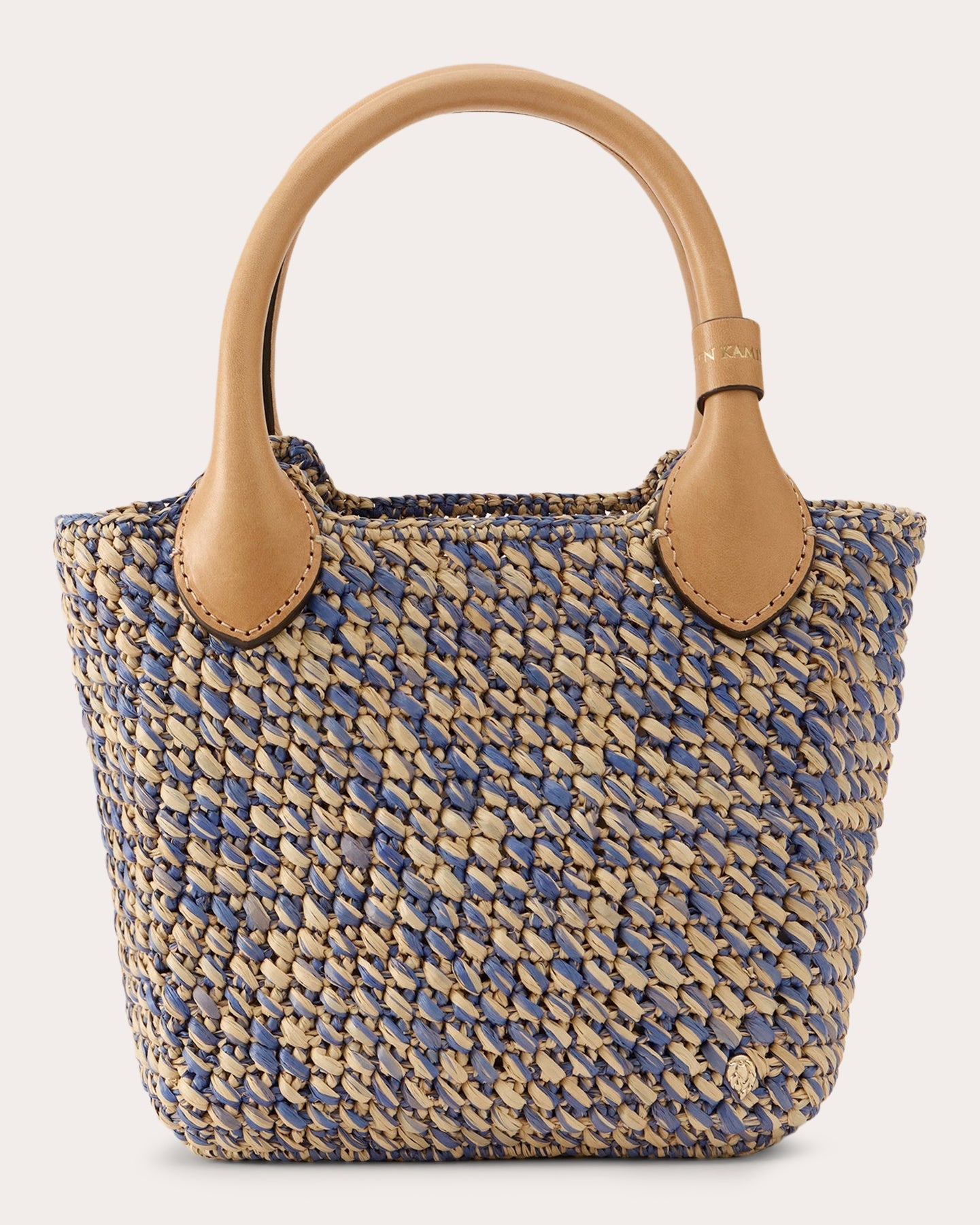 Ampara Crocheted Raffia Mini Tote | Olivela