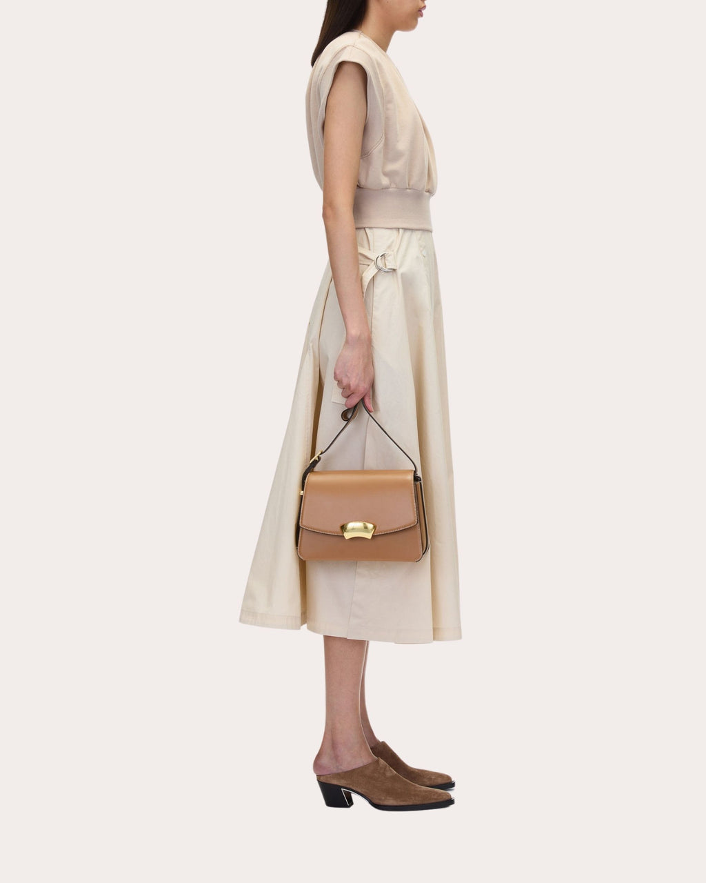 Medium ID Leather Shoulder Bag