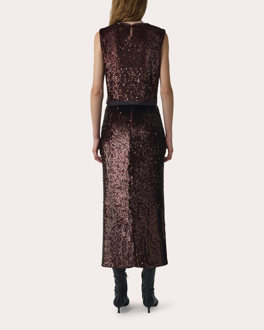 Cydia Sequin Sleeveless Top