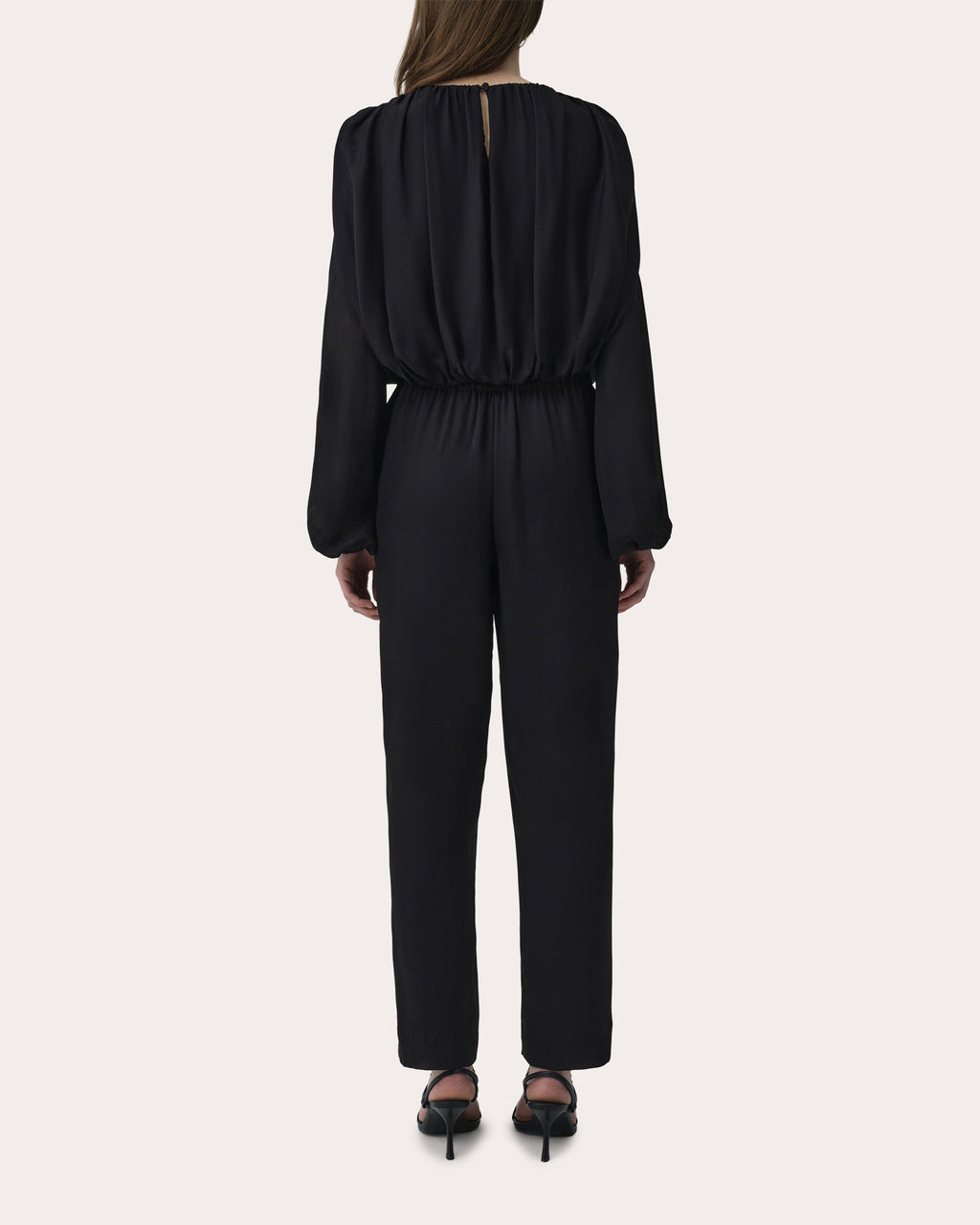 Frida Silk Georgette Gathered Blouse