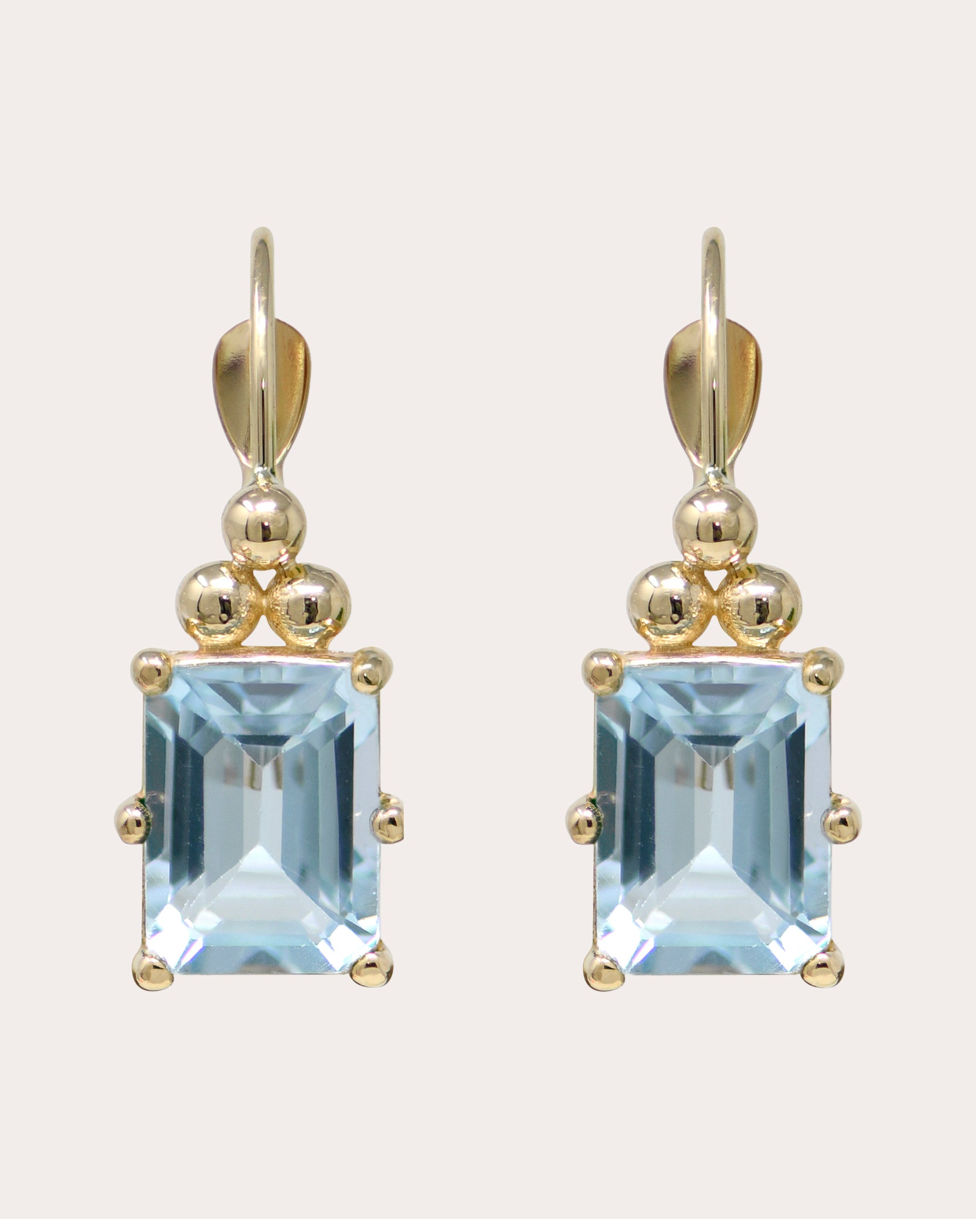 Blue Topaz Cléo Daniela Drop Earrings