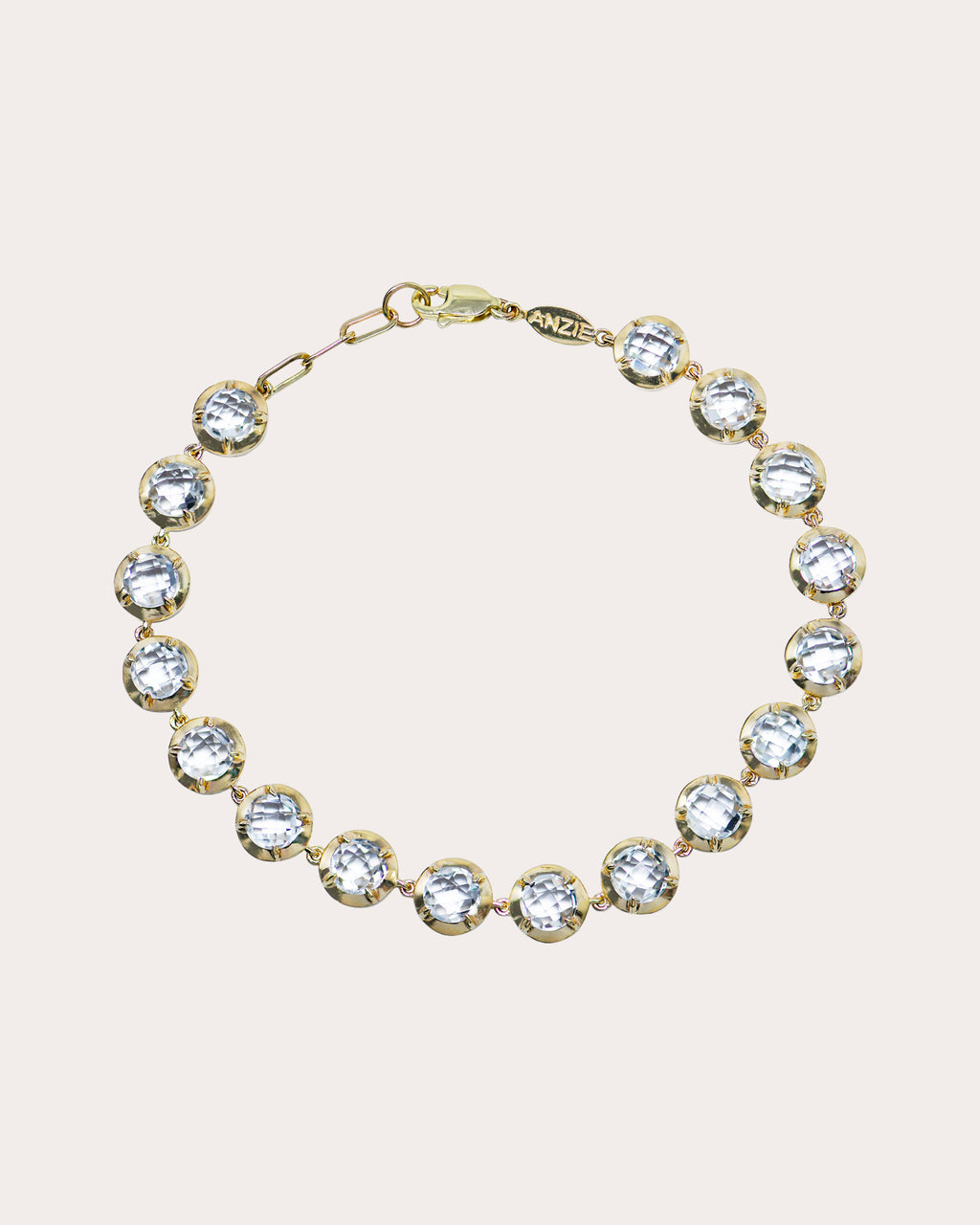 Topaz & 14k Gold Mélia Tennis Bracelet