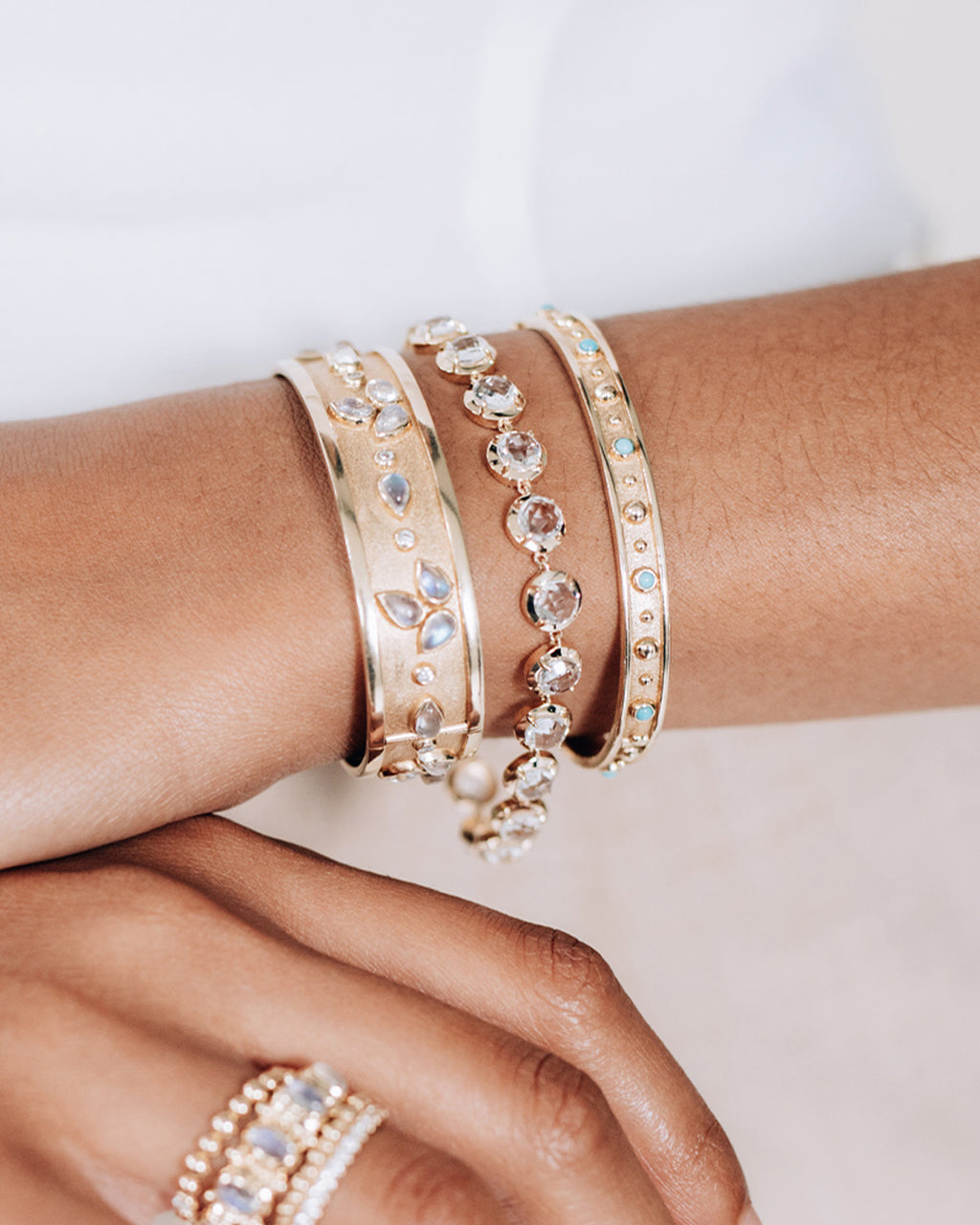 Topaz & 14k Gold Mélia Tennis Bracelet