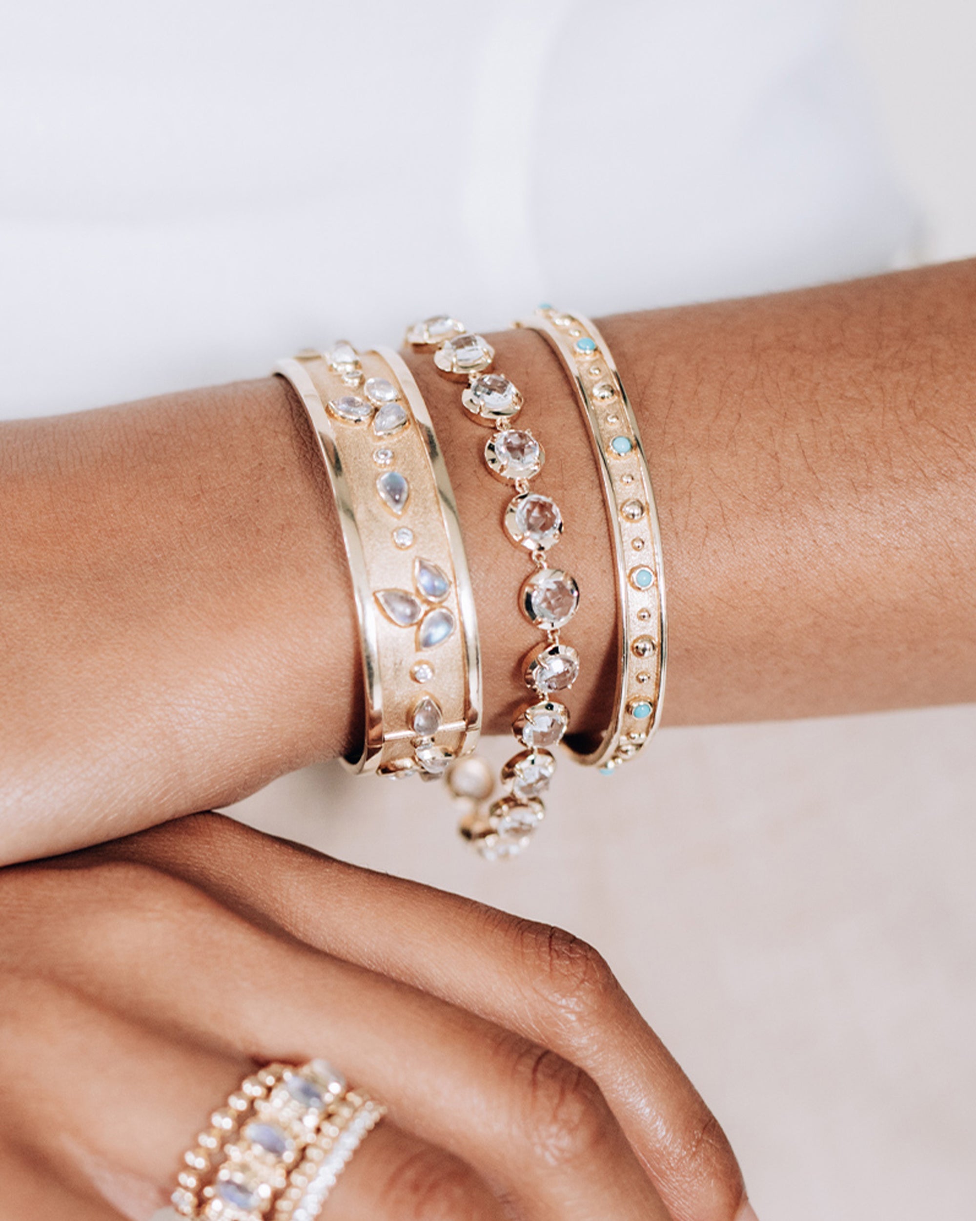 Topaz & 14k Gold Mélia Tennis Bracelet