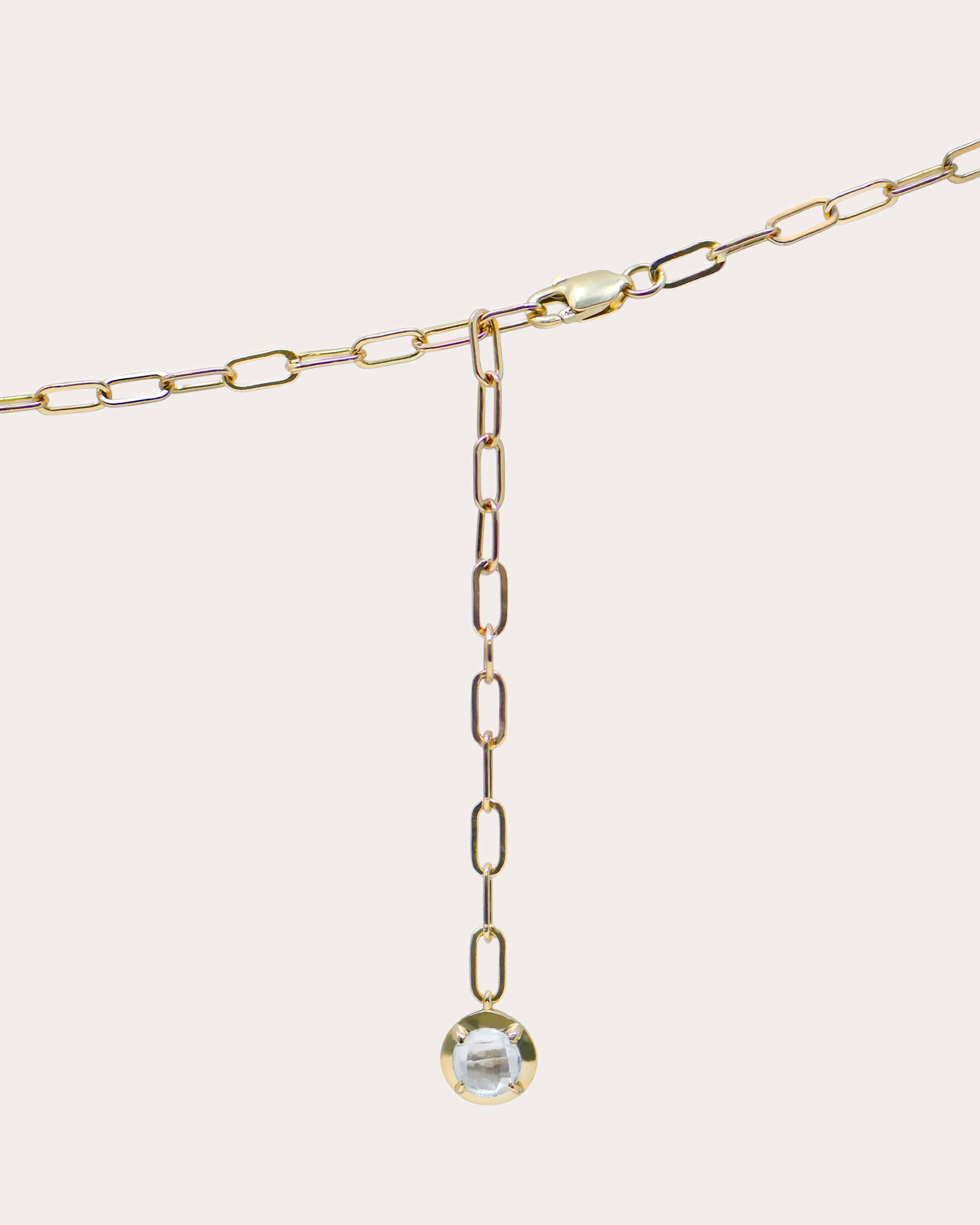Topaz & 14k Gold Mélia Kim Tennis Necklace