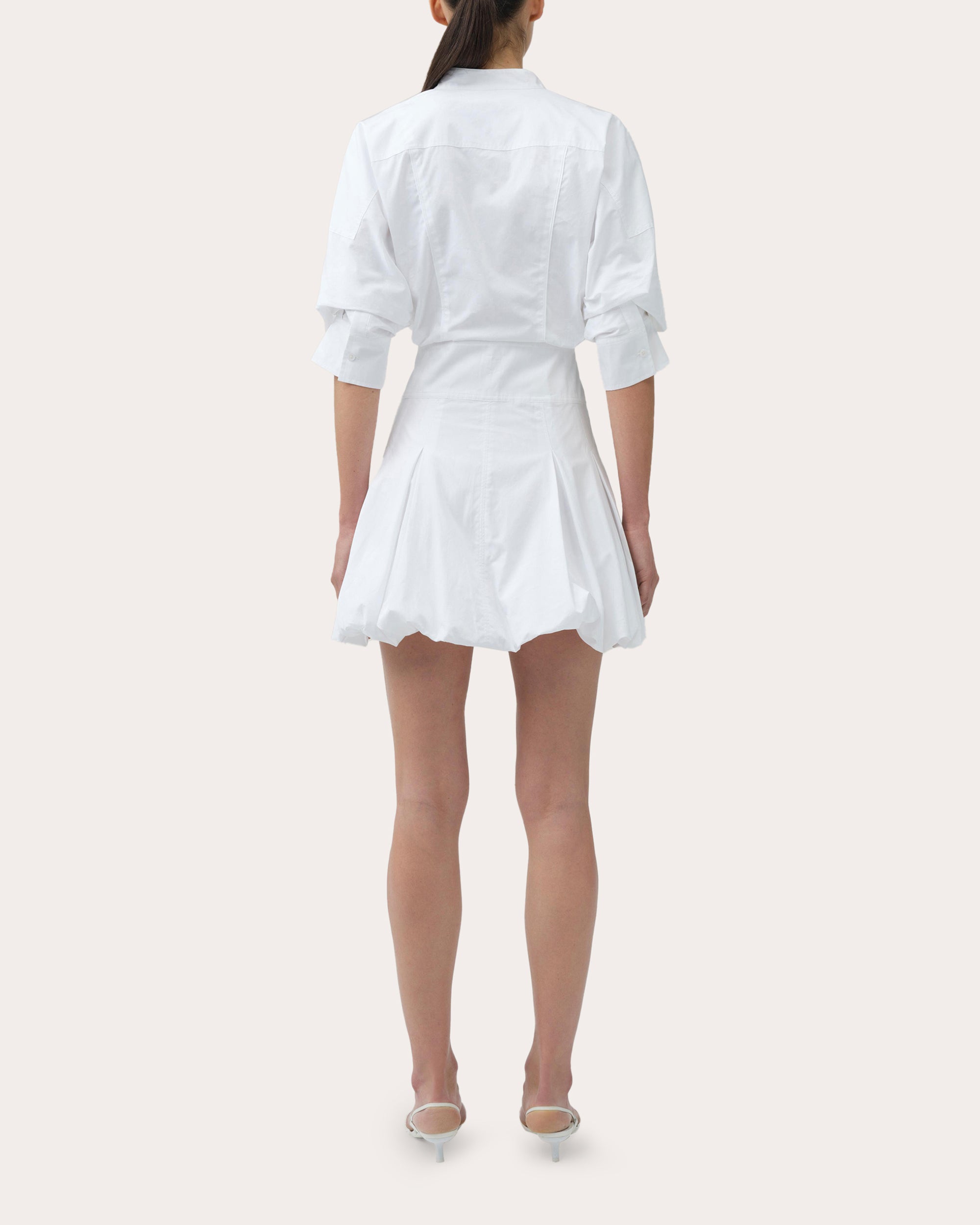 effie bubble mini dress SIMKHAI Effie Bubble Mini Dress in White