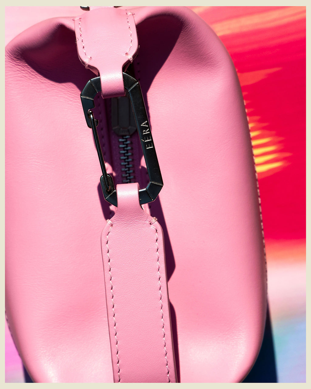 Moon Leather Shoulder Bag