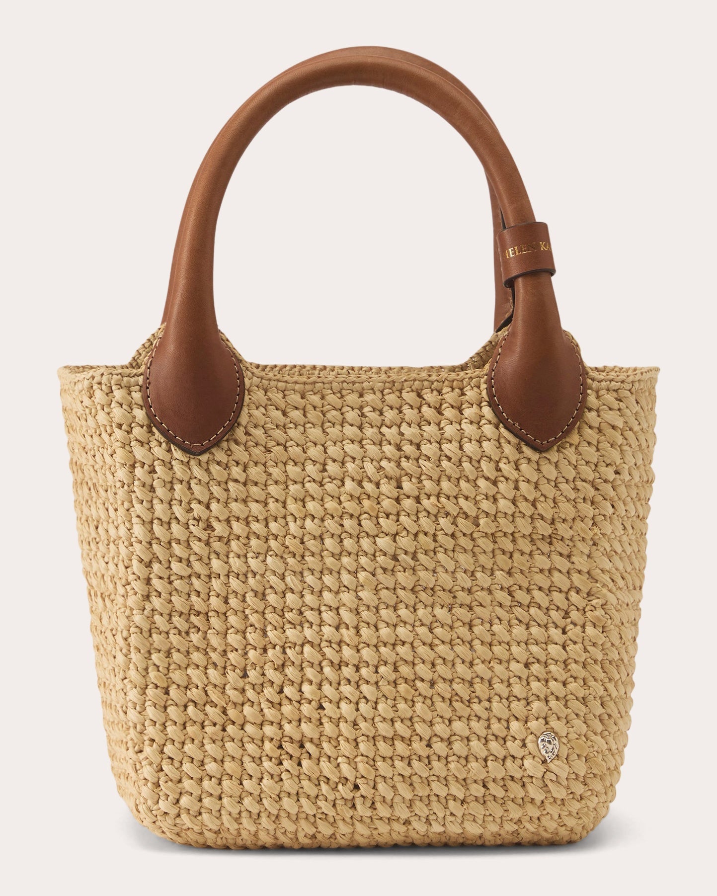 Ampara Crocheted Raffia Mini Tote