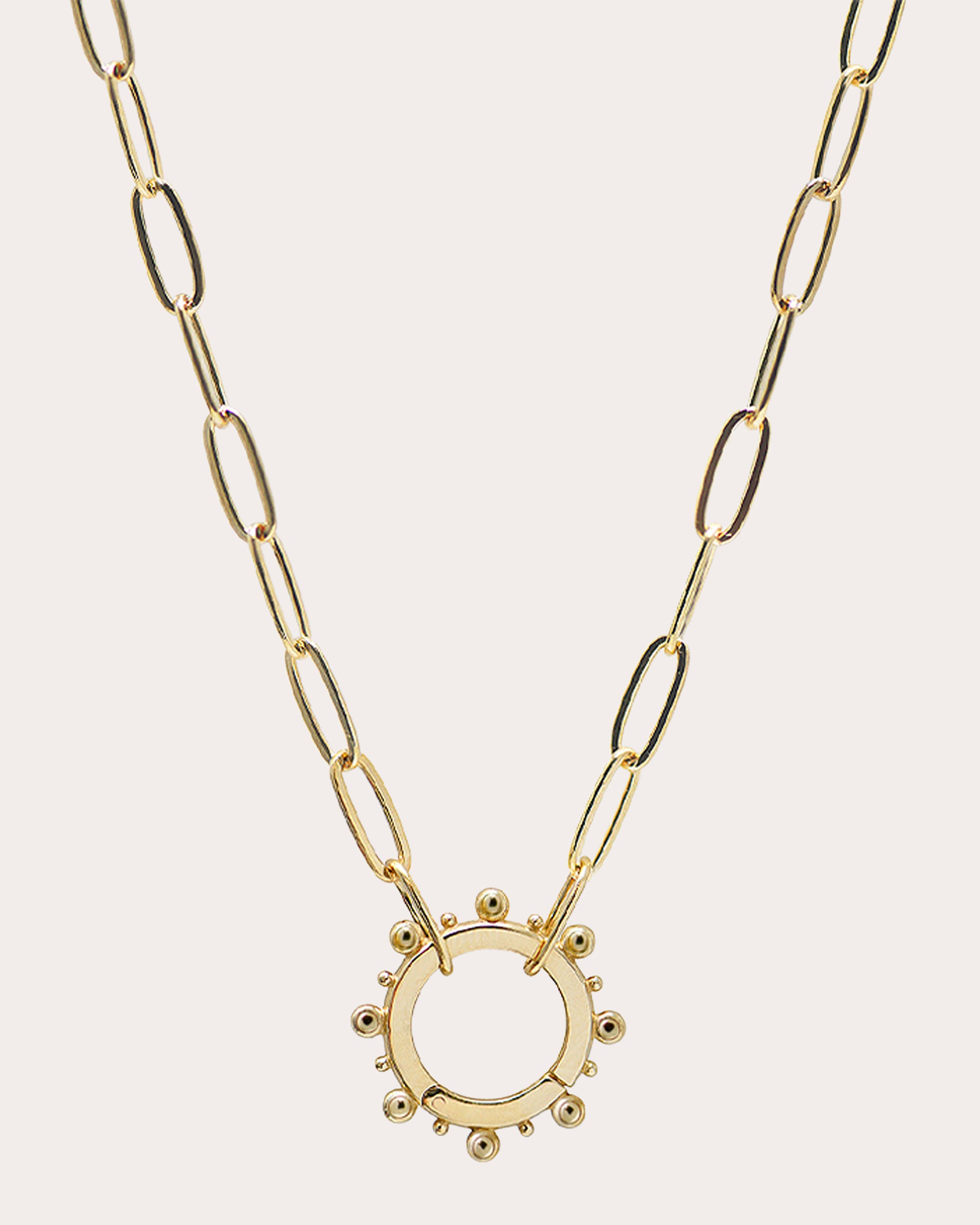 14k Gold Dew Drop Mini Marine Storycatcher Necklace