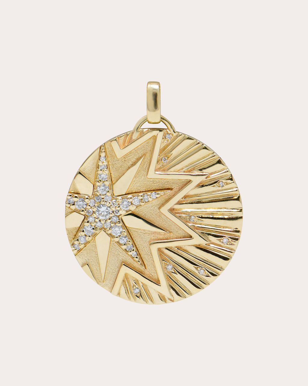 Diamond 25th Anniversary Starburst Medallion