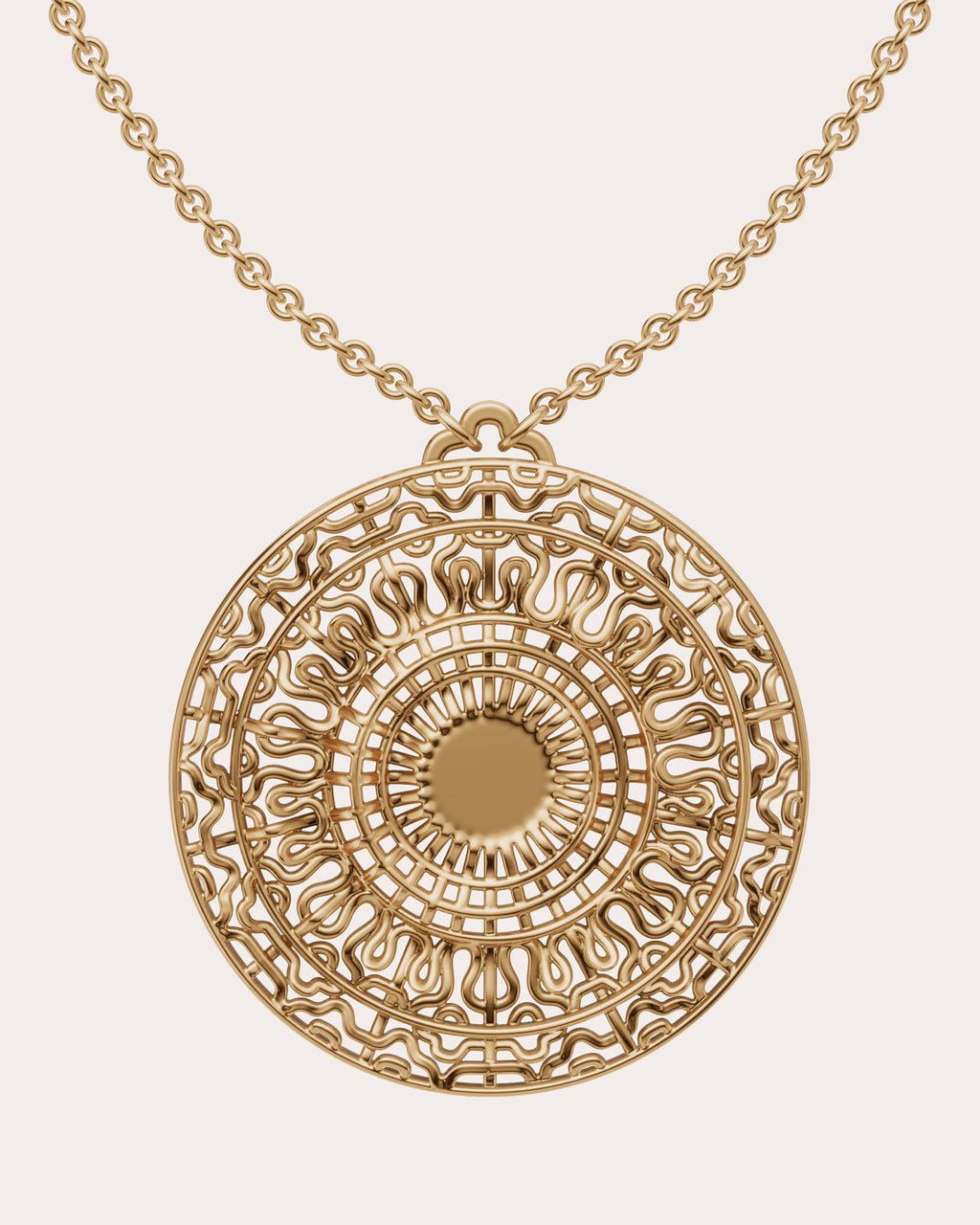 528 Gold Gold Vermeil 528Hz Pendant Necklace | Olivela