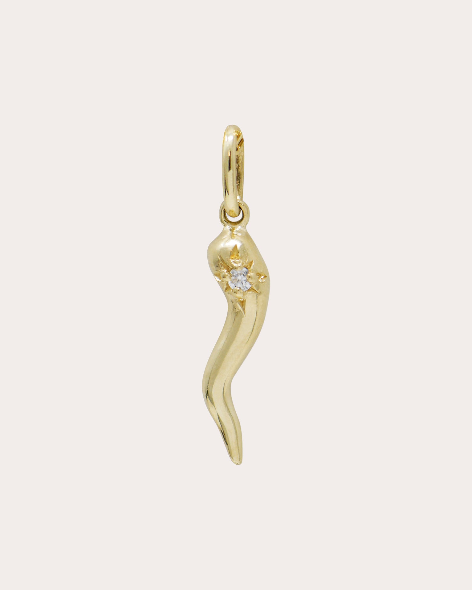 Diamond Aztec Cornicello Charm