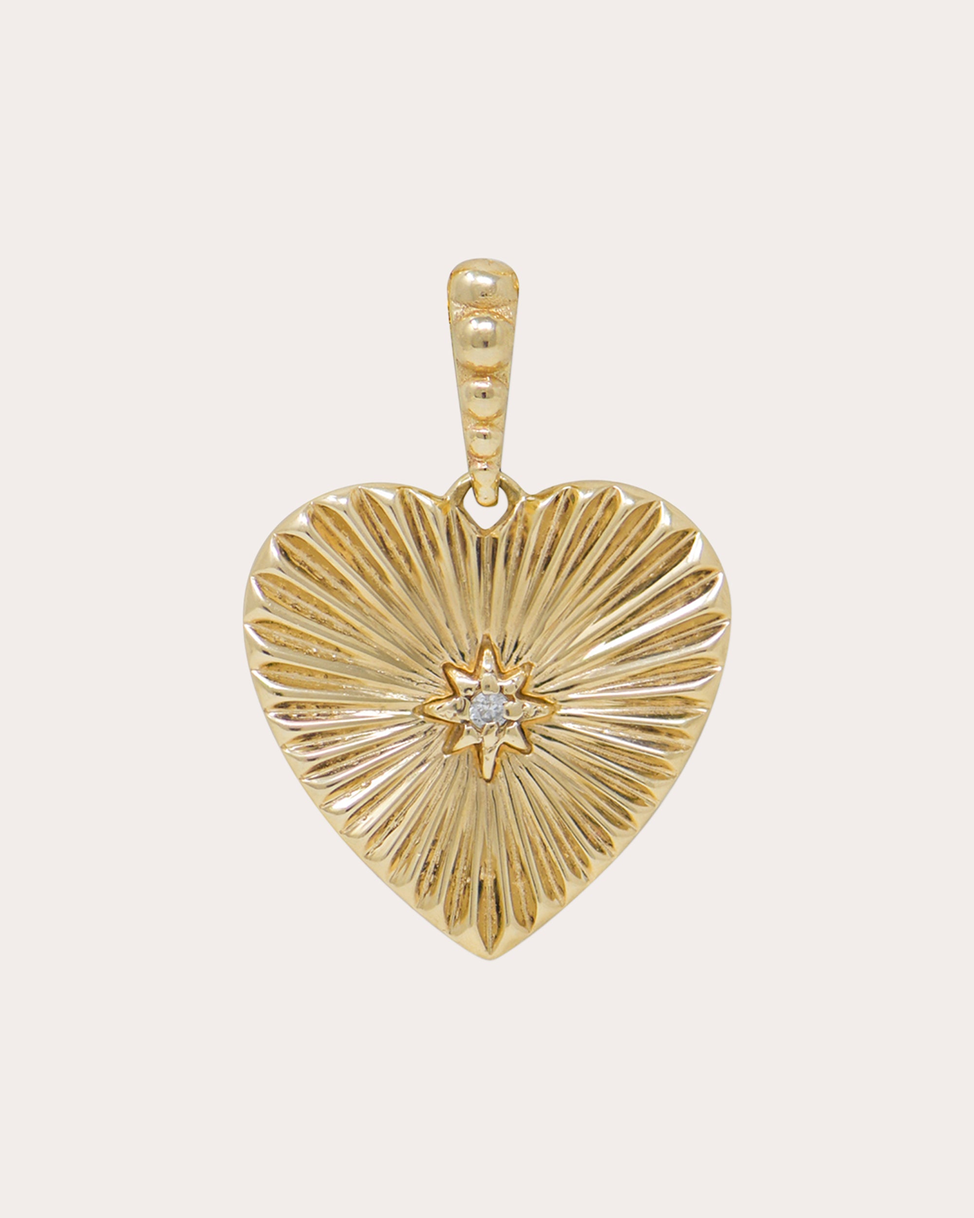 Diamond Aztec Petite North Star Fluted Medallion