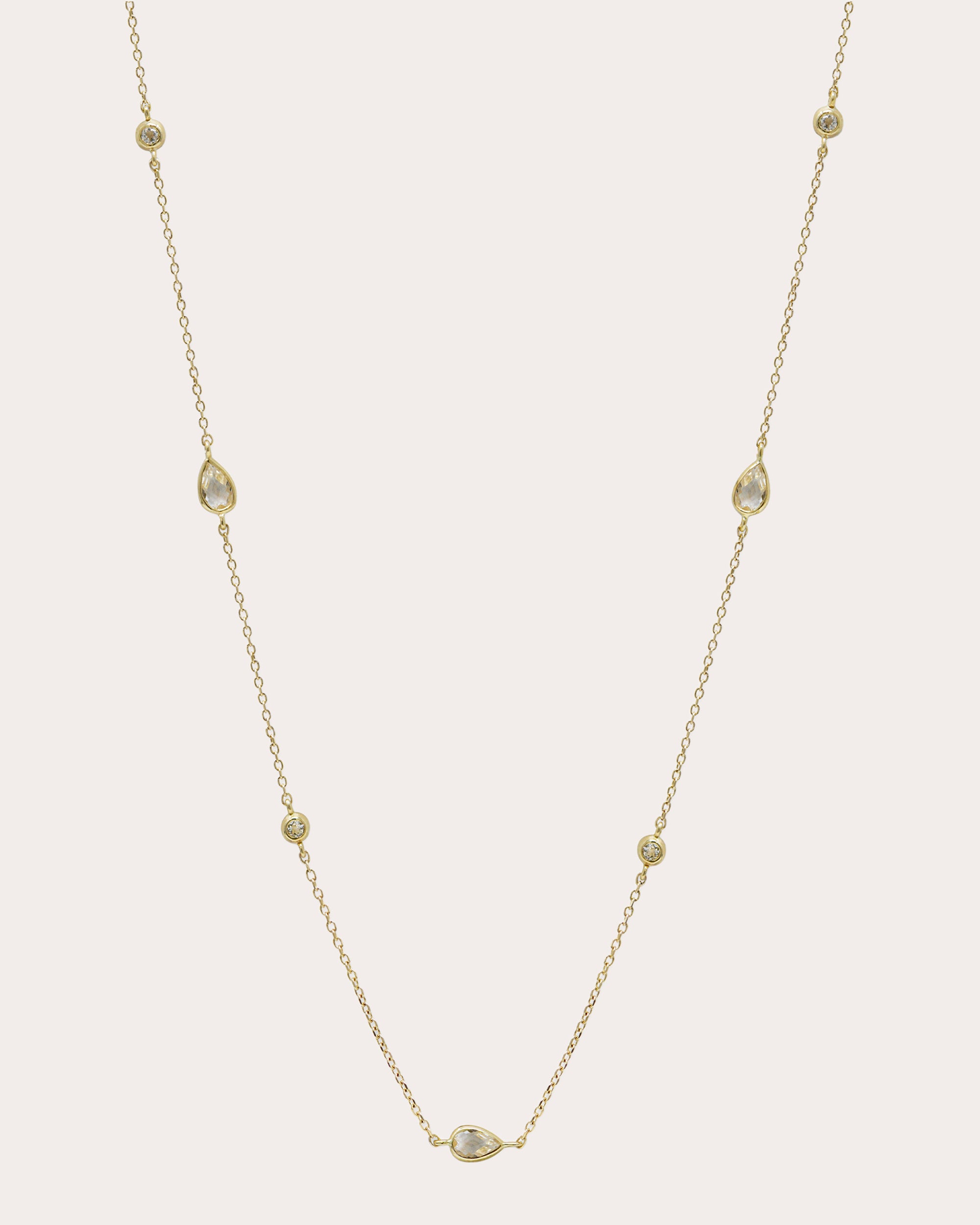 Topaz Cléo Alice Station Necklace