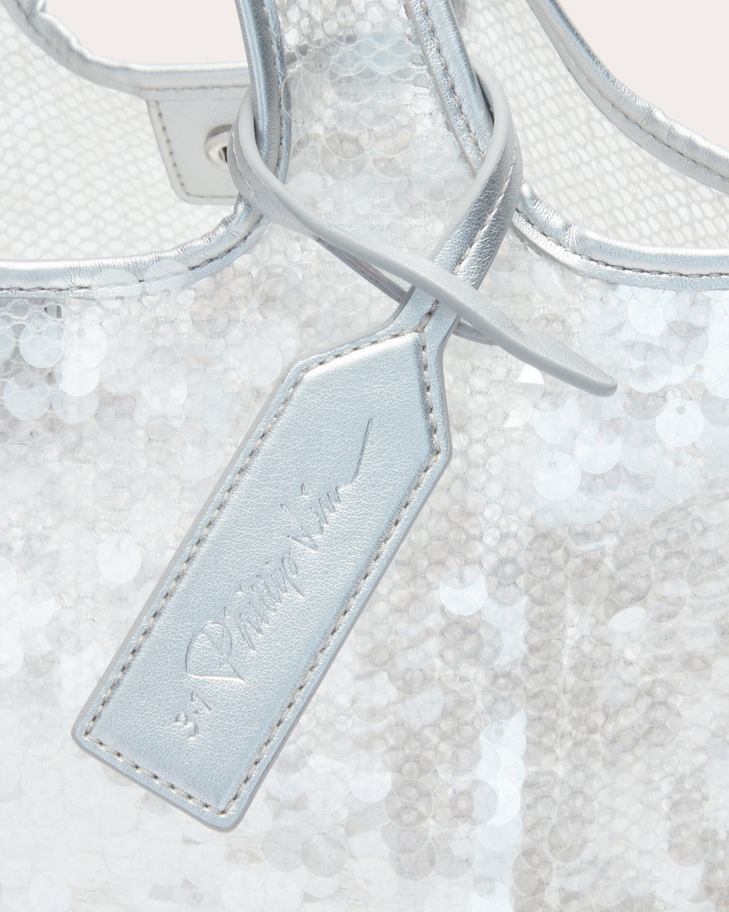 Sequin Mesh Mini Market Tote