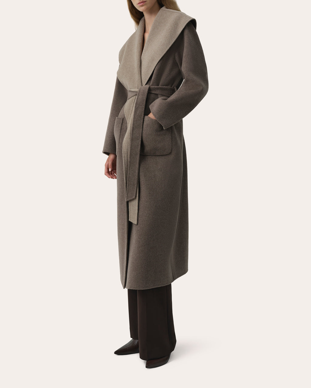 Allura Wool Reversible Belted Coat