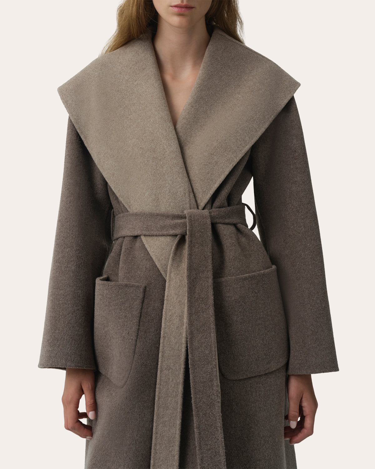 Allura Wool Reversible Belted Coat