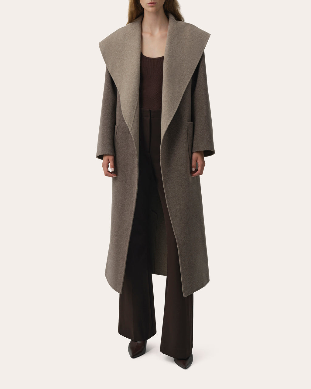 Allura Wool Reversible Belted Coat