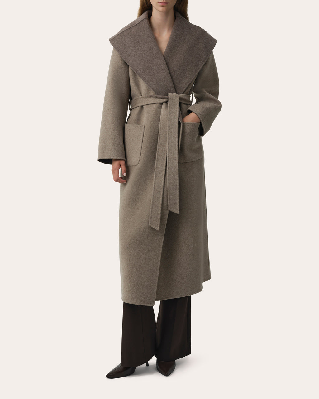 Allura Wool Reversible Belted Coat