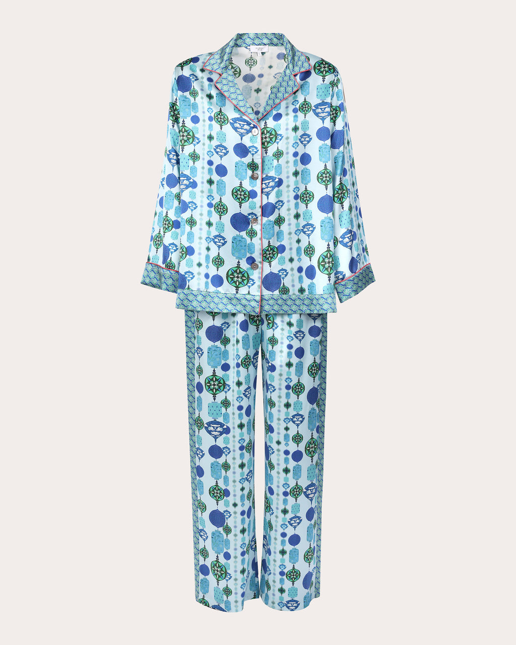Isa Chochin Silk Pajama Set