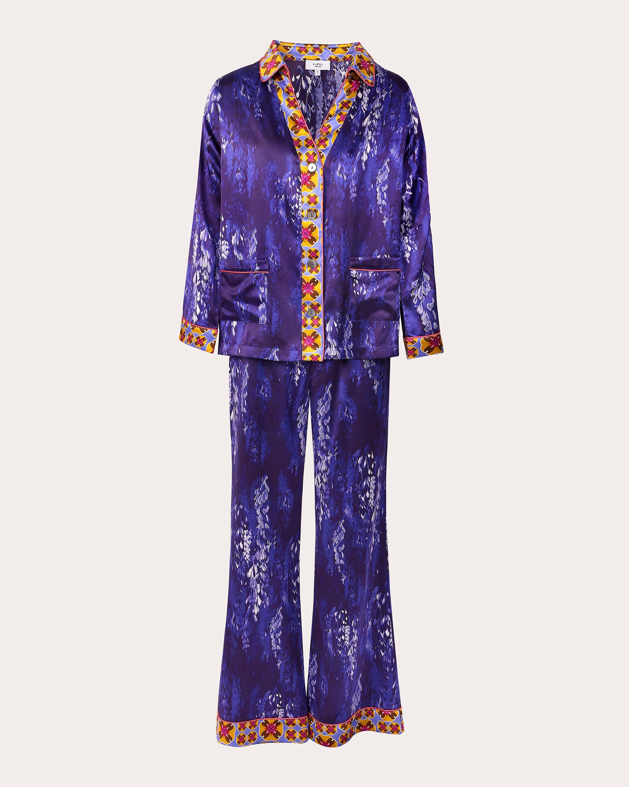 Tokyo Fuji Silk Pajama Set