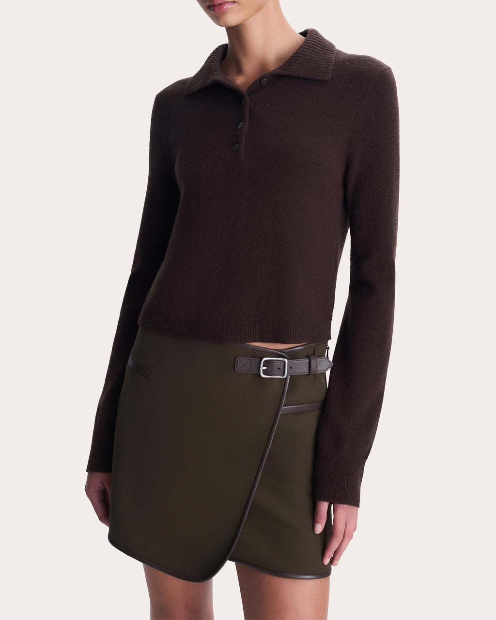 Constance Cashmere Shrunken Polo