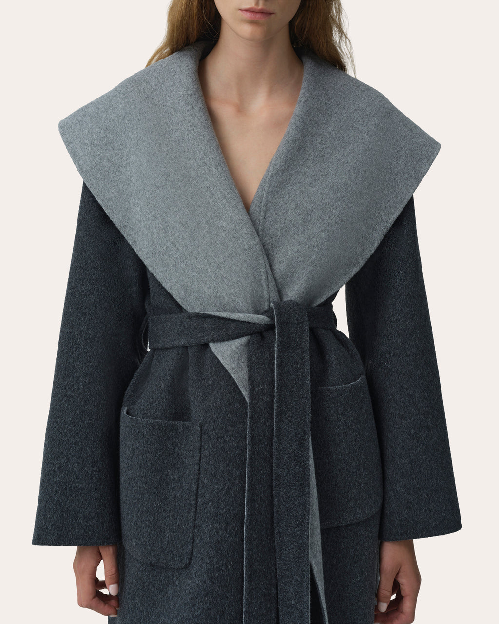 Allura Wool Reversible Belted Coat
