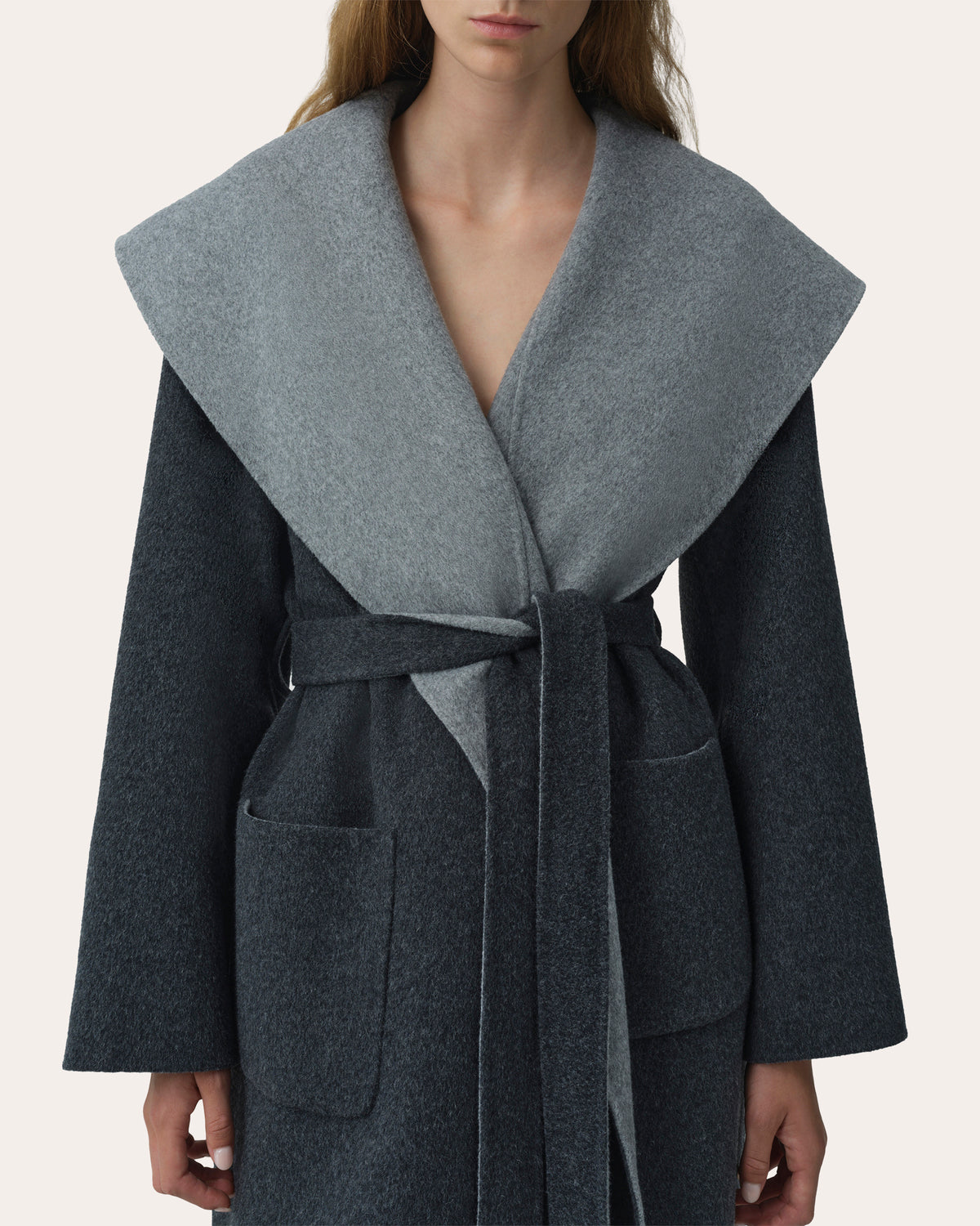 Allura Wool Reversible Belted Coat