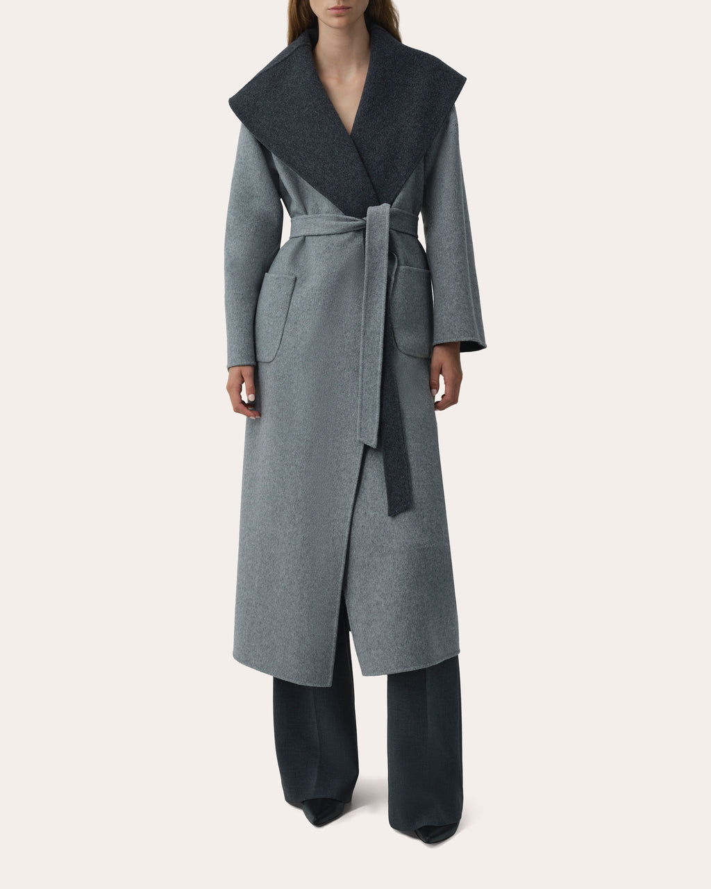Allura Wool Reversible Belted Coat