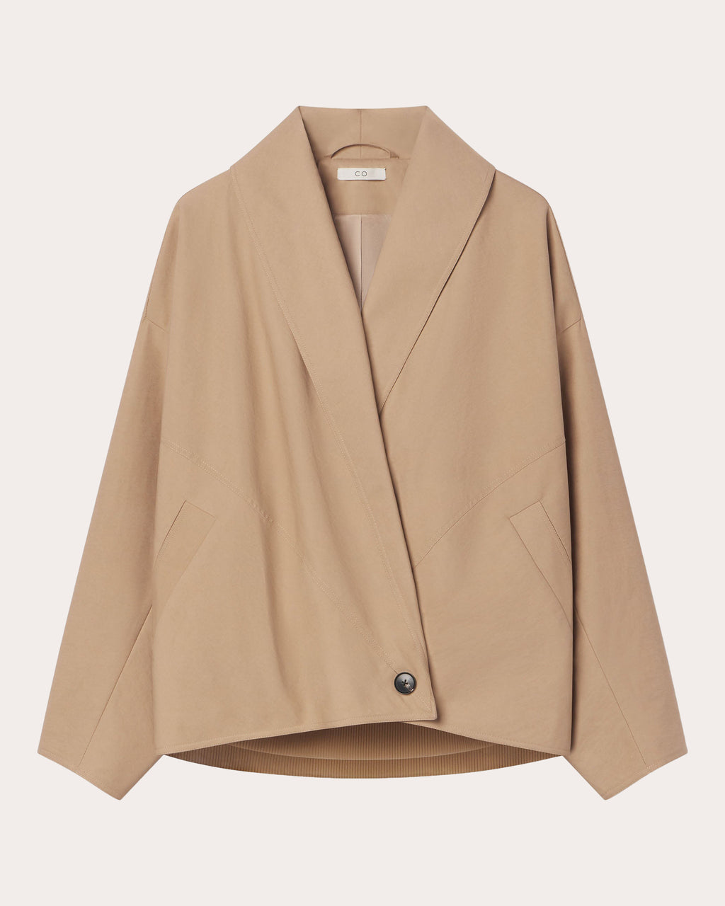 Cotton Twill Wrap Jacket