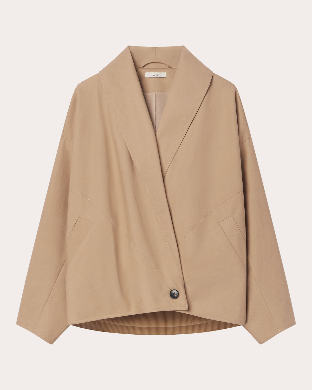 Cotton Twill Wrap Jacket