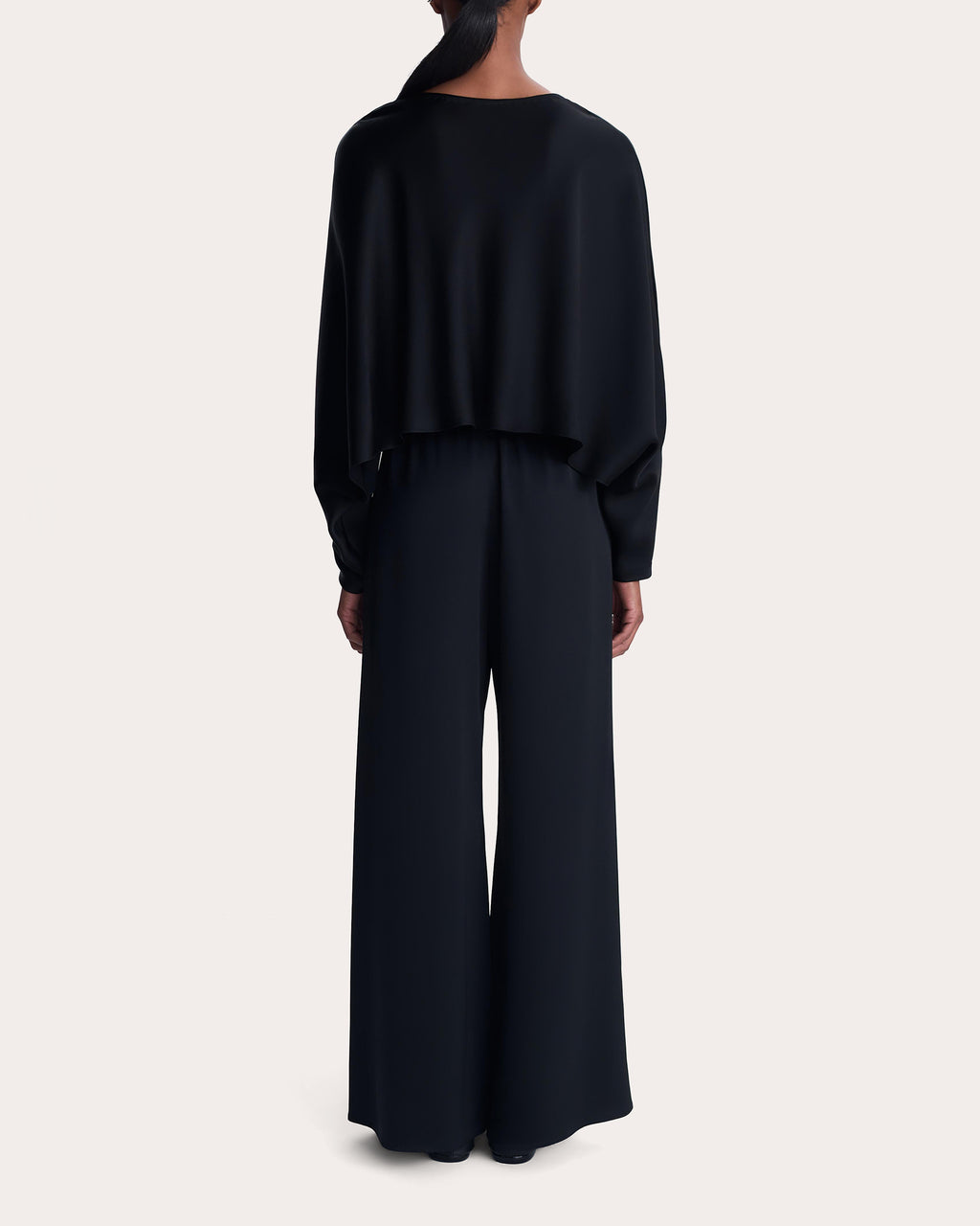 Roni Satin Wide-Leg Pants