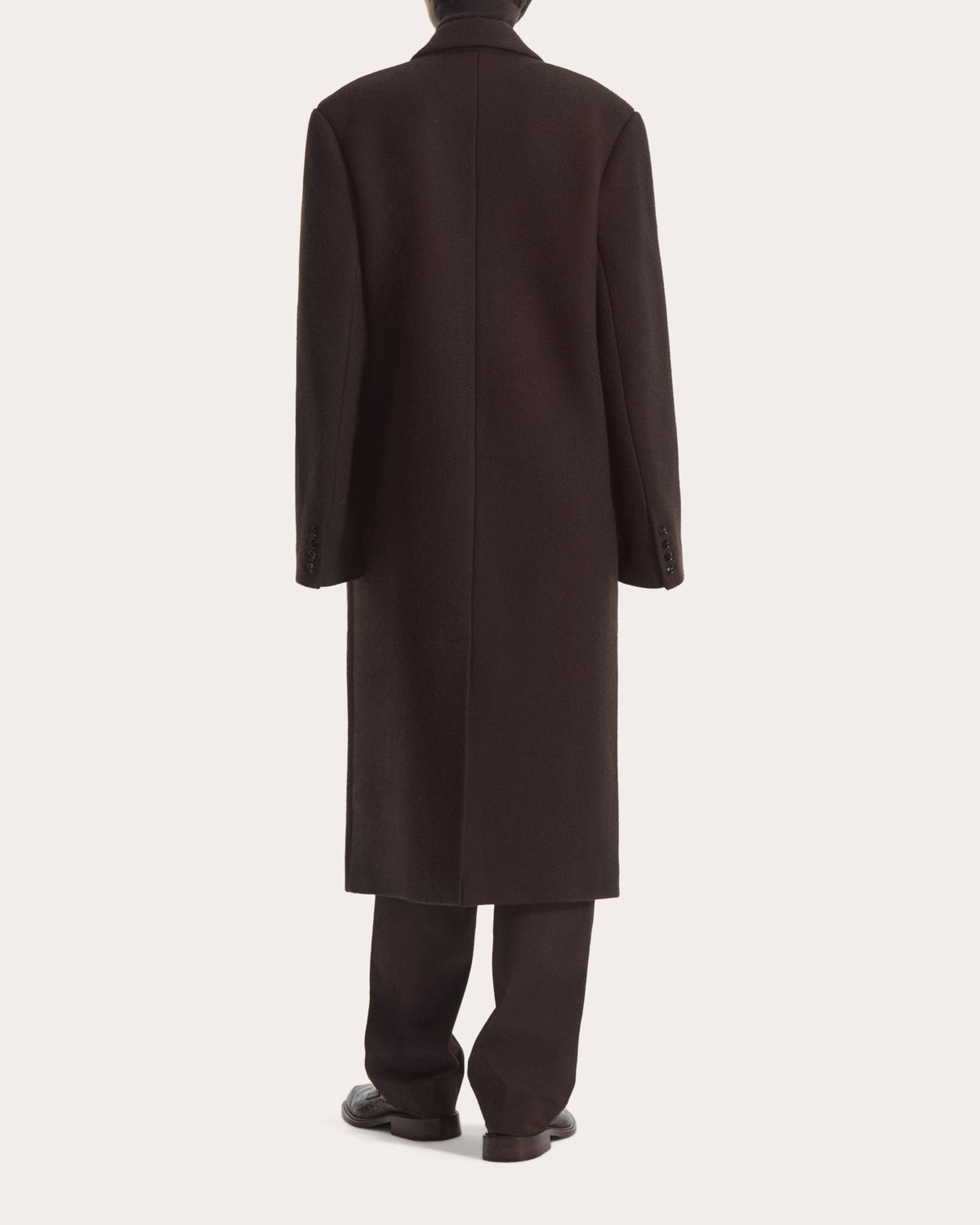 Wool Oversized Double-Breasted Coat