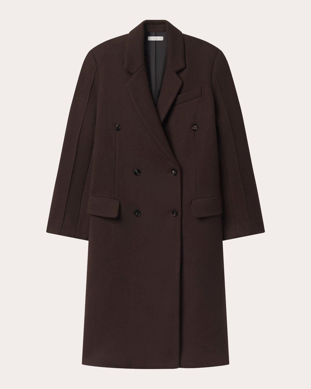 Wool Oversized Double-Breasted Coat