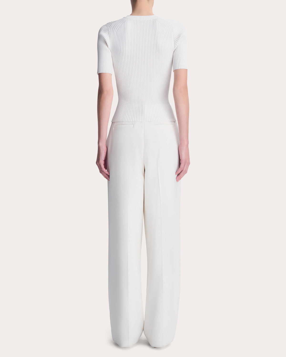 Miley Rib Knit Notch Neck Top