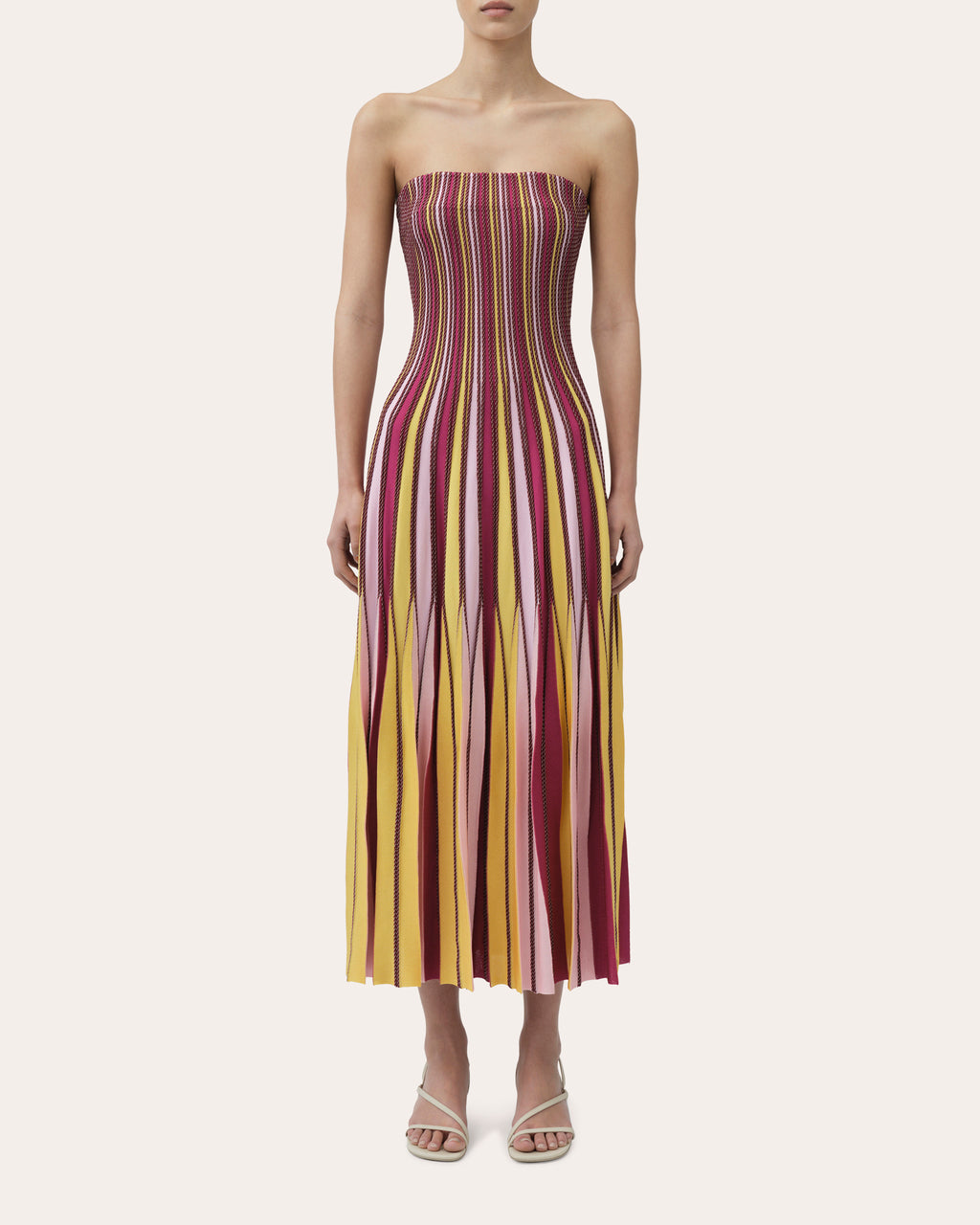 SIMKHAI Women's Soliel Midi Dress - Pink - Size L - Daisy Multi