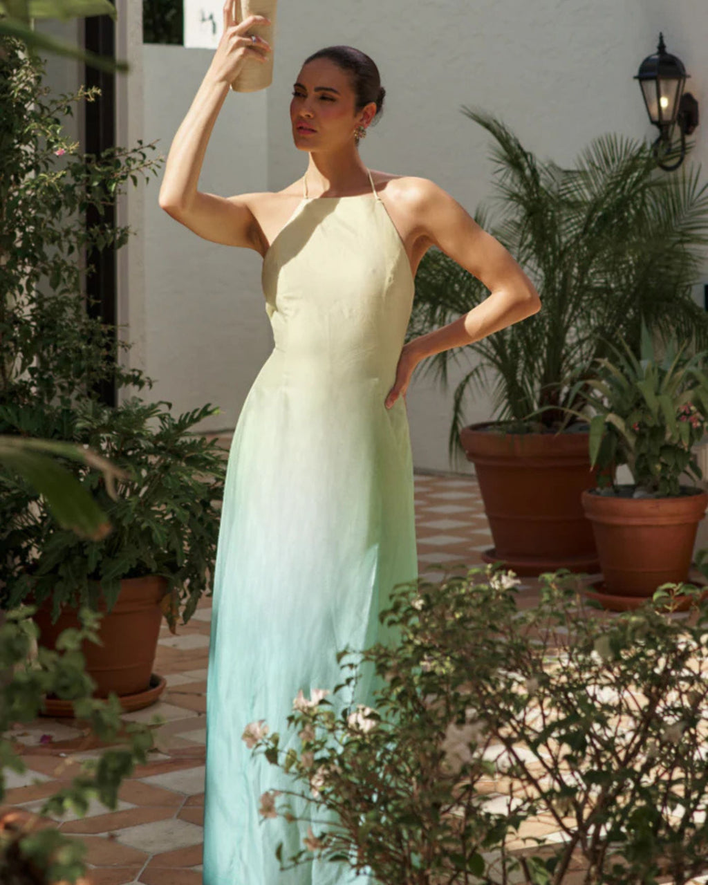 Mariposa Convertible™ Organza Train Gown