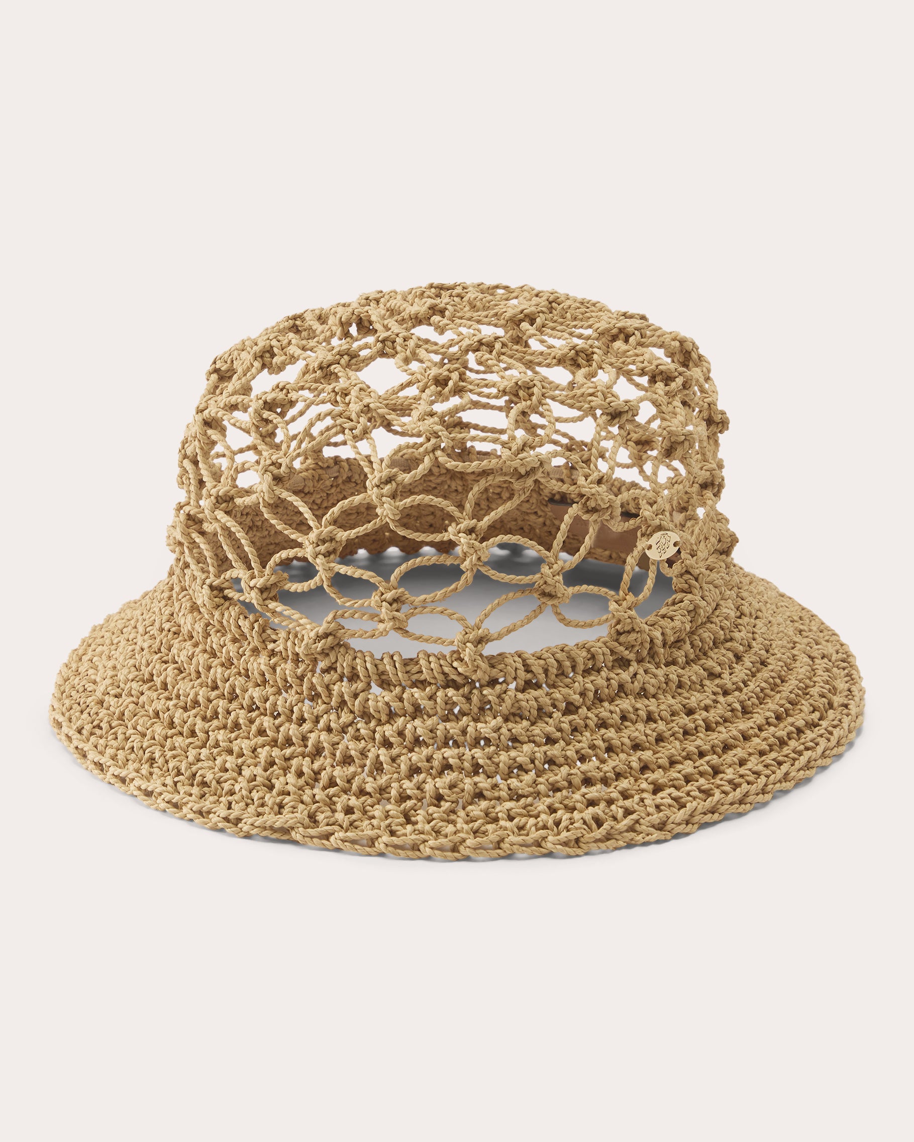 Wilder Macramé Raffia Bucket Hat