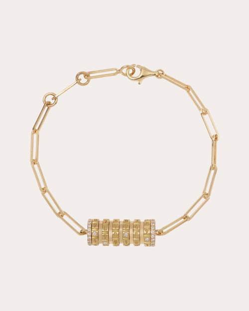 Small Secret 18K Gold and Lab-Grown Diamond Bracelet