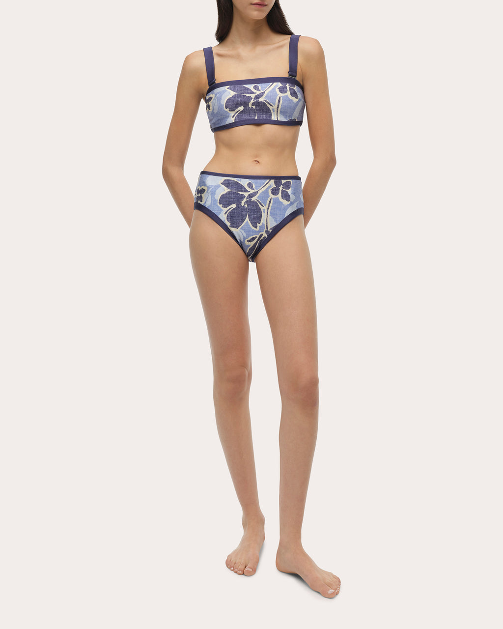Dallia Floral High-Waist Bikini Brief