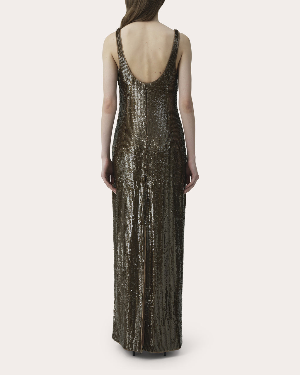 Bex Sequin Scoop Neck Maxi Dress