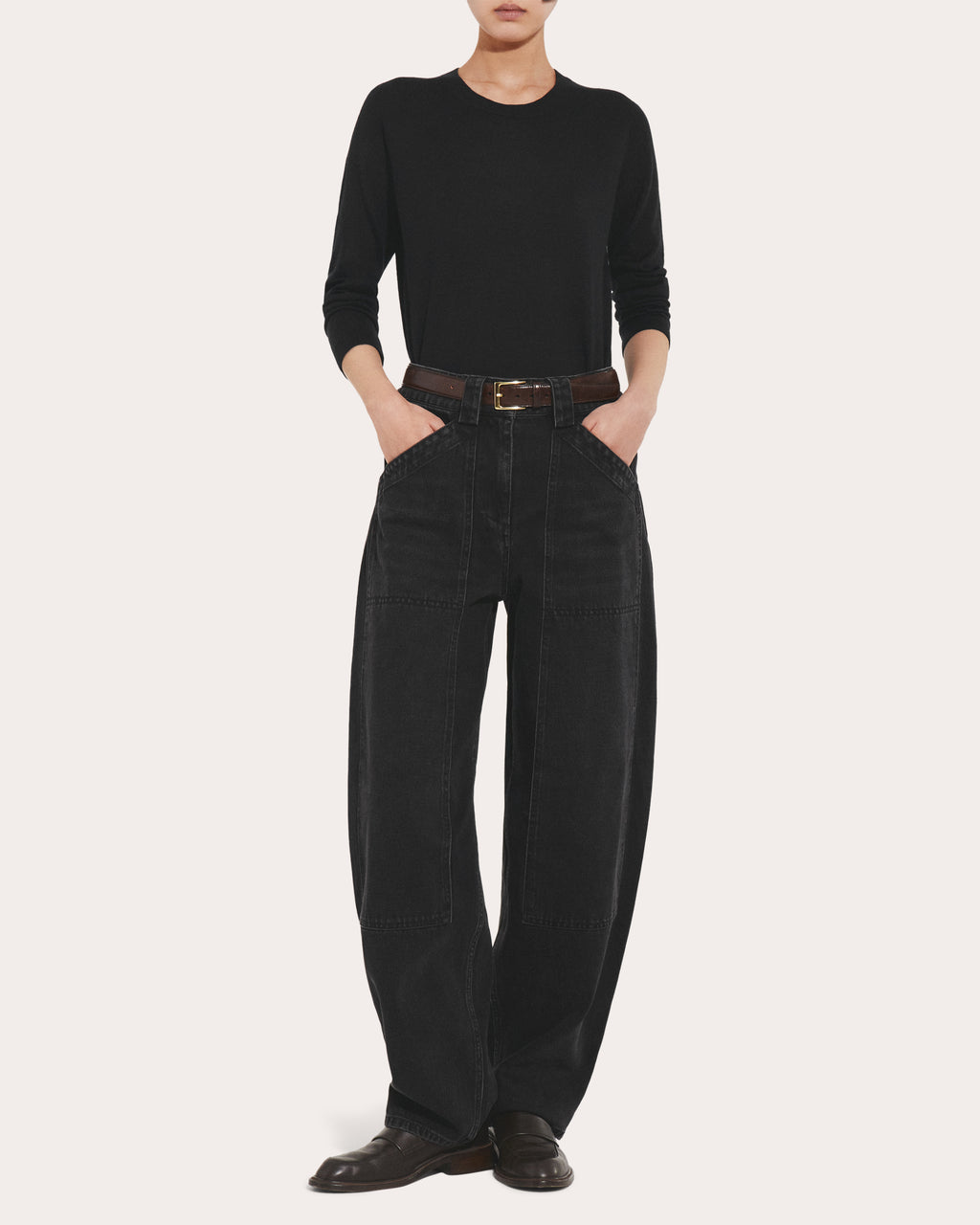 Fine Cashmere Long-Sleeve Top
