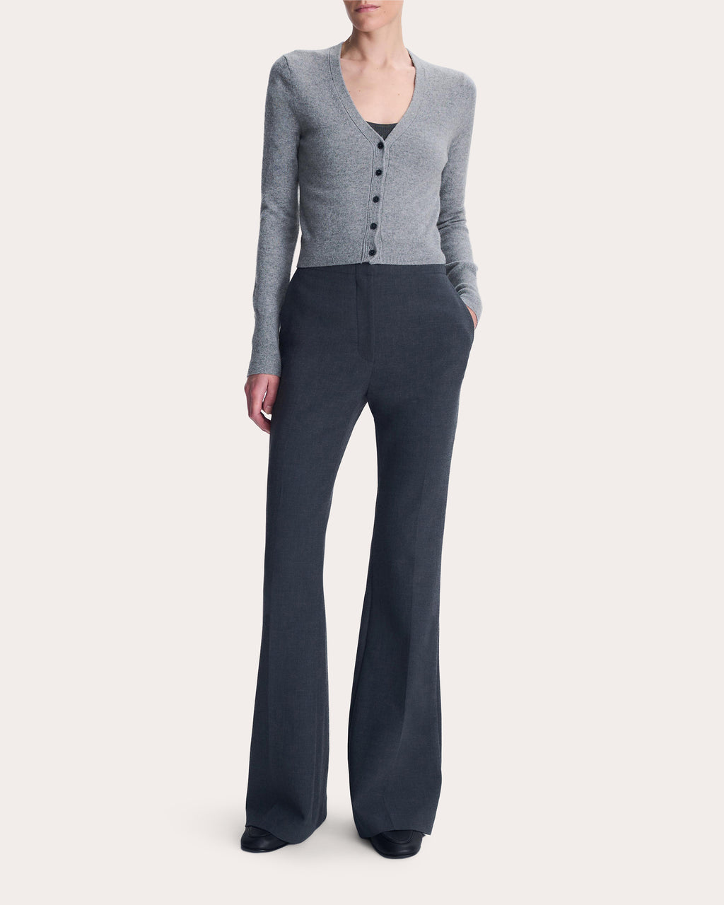 Remi Cashmere Shrunken Cardigan