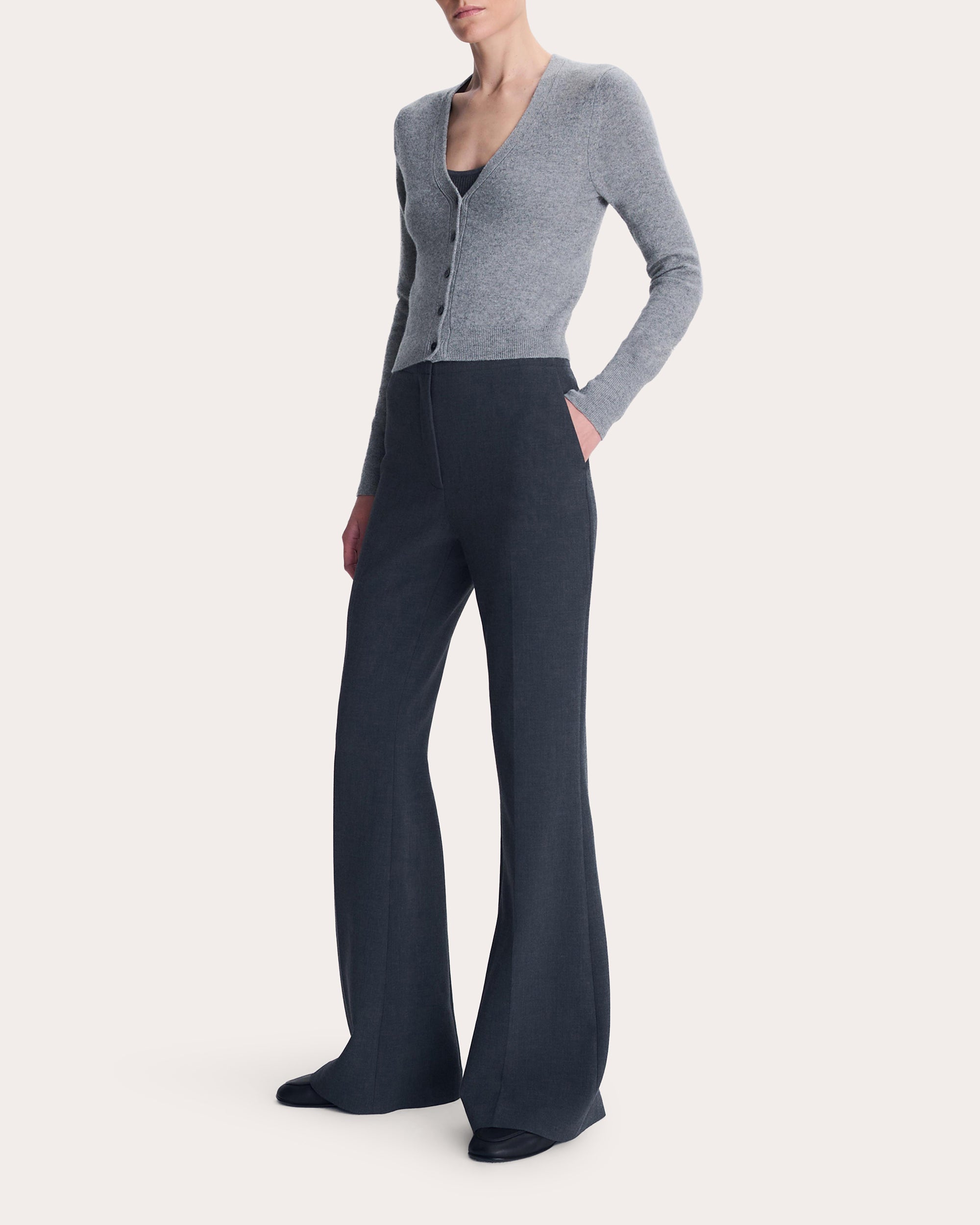 Remi Cashmere Shrunken Cardigan